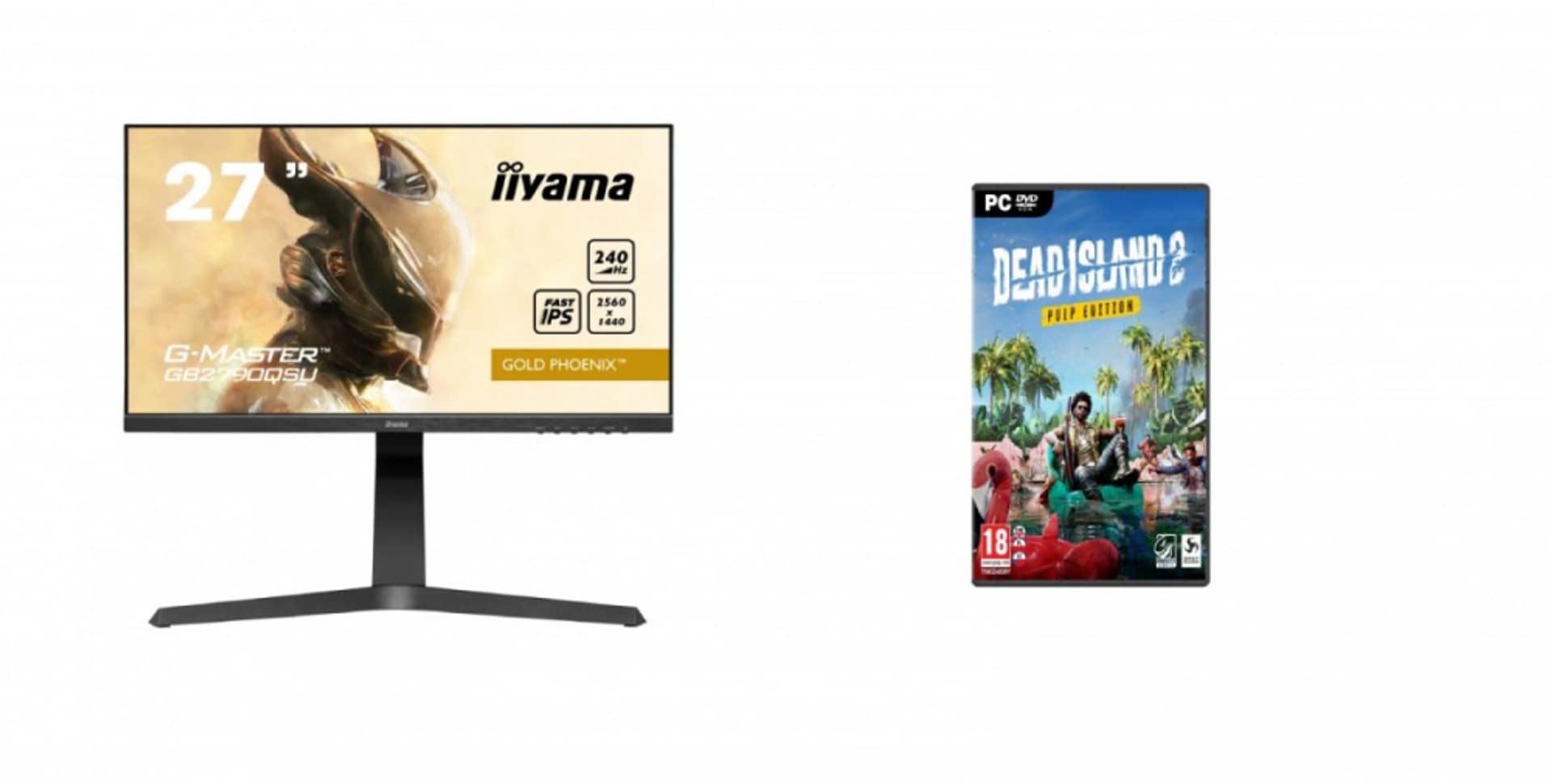 

Monitor IIYAMA 27" 2560 x 1440 GB2790QSU-B1 + Dead Island 2 PC Czarny