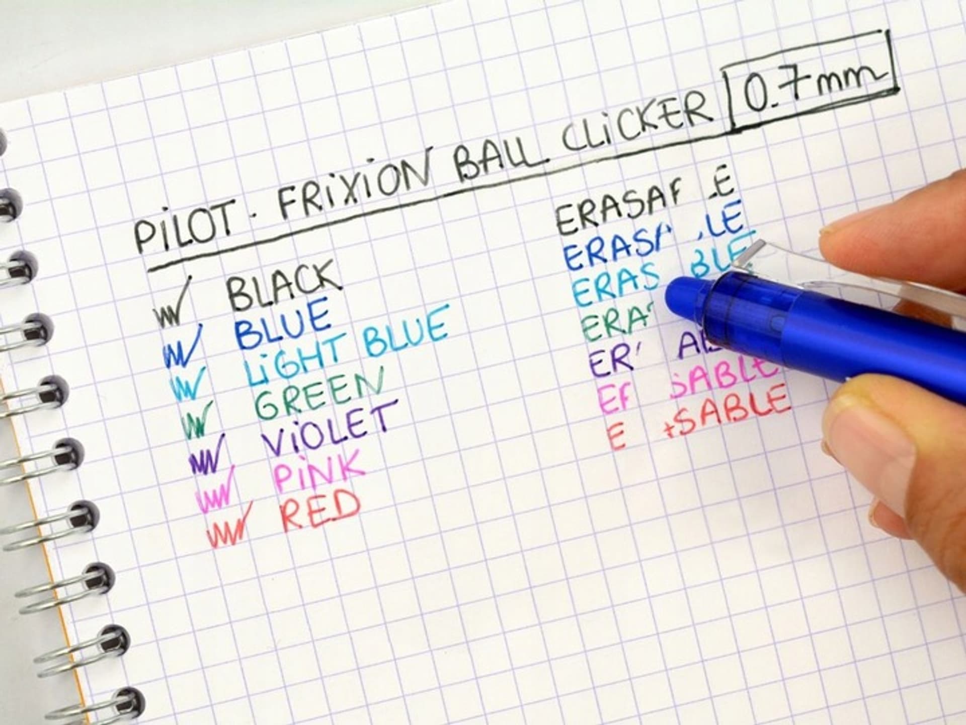 

Pióro kulkowe PILOT FRIXION CLICKER fioletowe PIBLRT-FR7-V