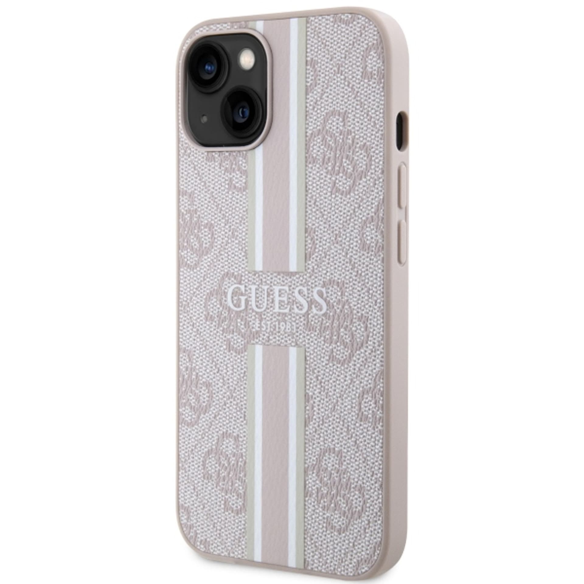 

Guess GUHMP14SP4RPSP iPhone 14 6,1" różowy/pink hardcase 4G Printed Stripes MagSafe