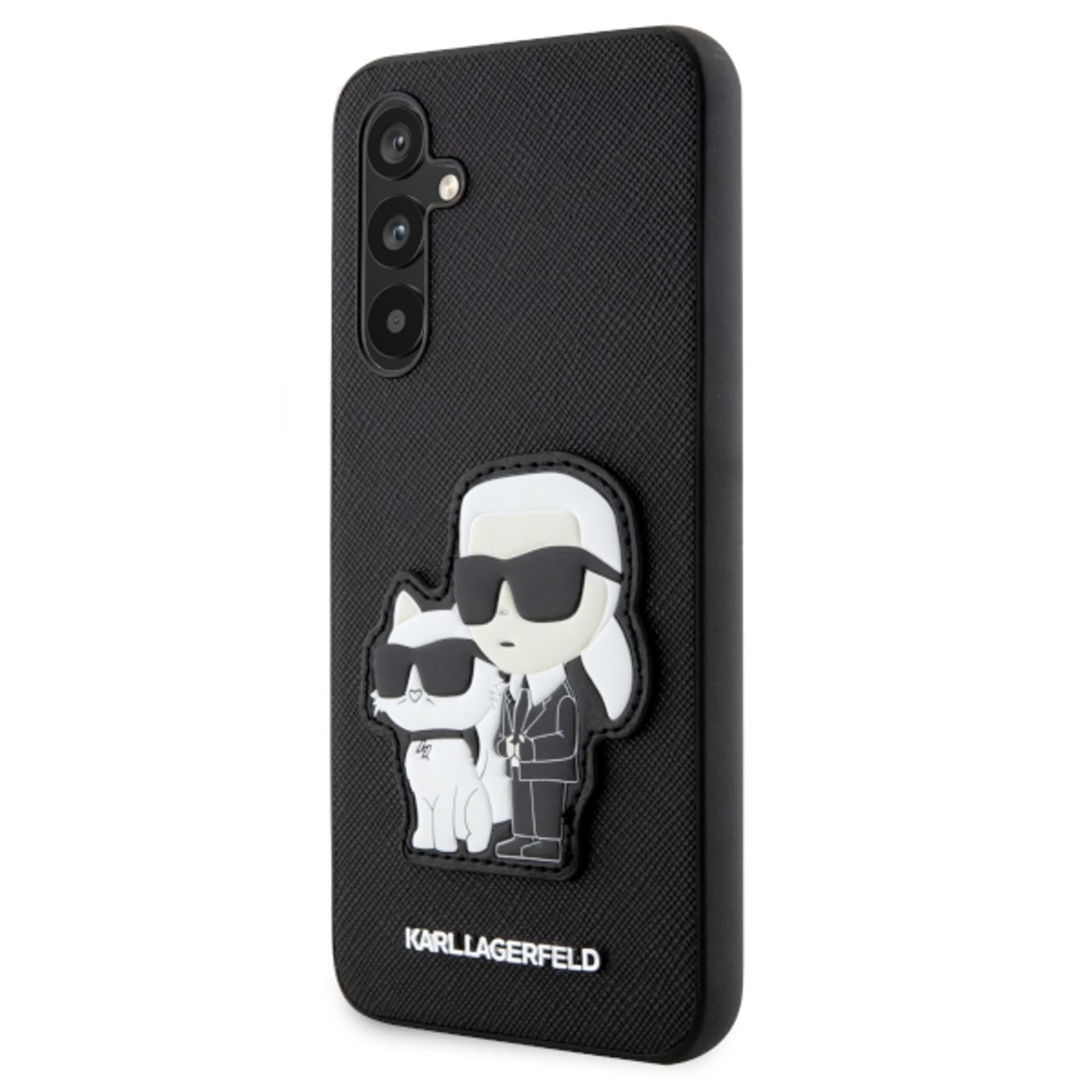

Karl Lagerfeld KLHCA34SANKCPK A34 5G A346 hardcase czarny/black Saffiano Karl & Choupette