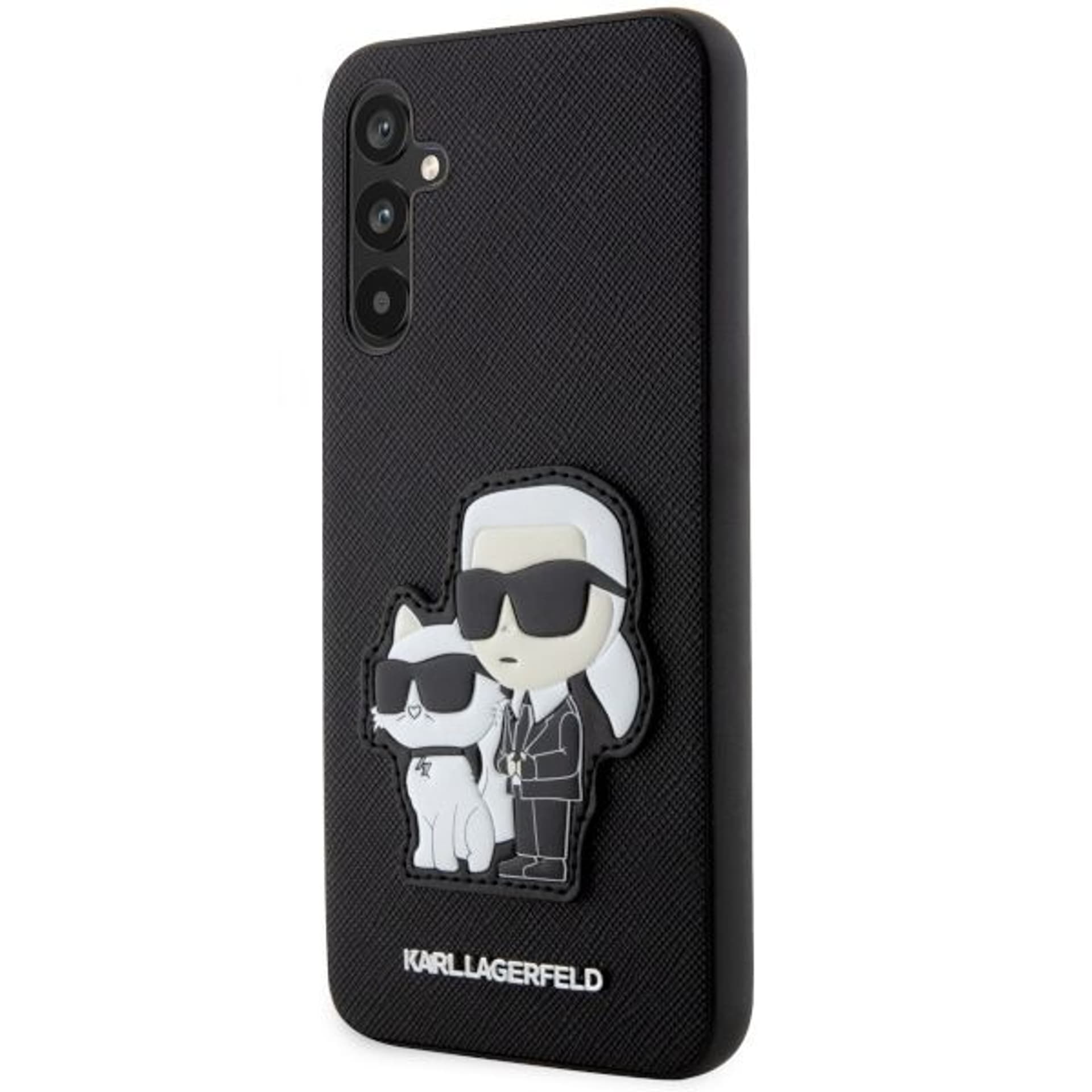 

Karl Lagerfeld KLHCA54SANKCPK A54 5G A546 hardcase czarny/black Saffiano Karl & Choupette