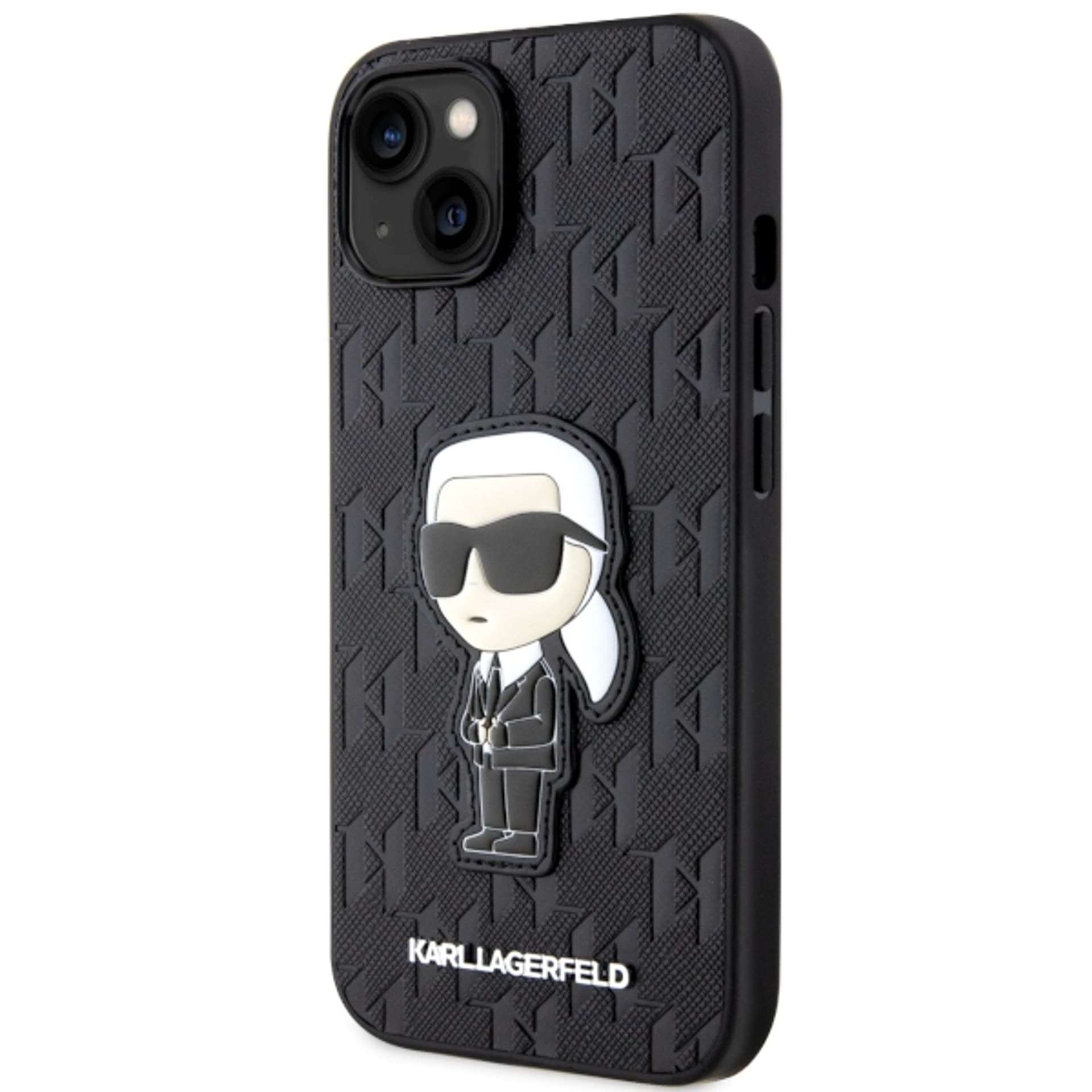 

Karl Lagerfeld KLHCP14SSAKHPKK iPhone 14 6.1" czarny/black Saffiano Monogram Ikonik