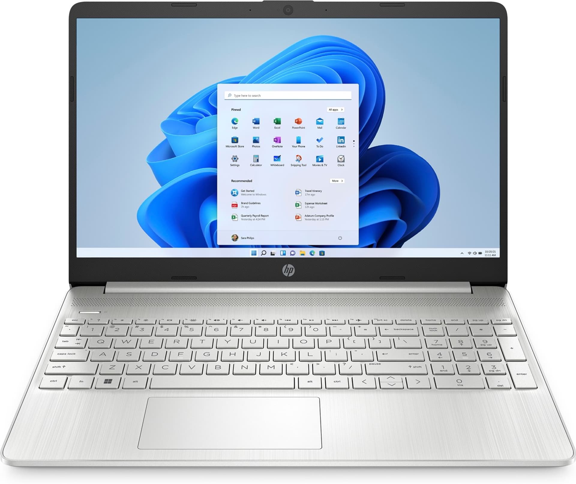 

HP 15s-eq2152nw Ryzen 3 5300U 15,6"FHD AG 250nits IPS 16GB_3200MHz SSD256 Radeon RX Vega 6 Cam720p BT5 41Wh Win11 2Y Natural Silver