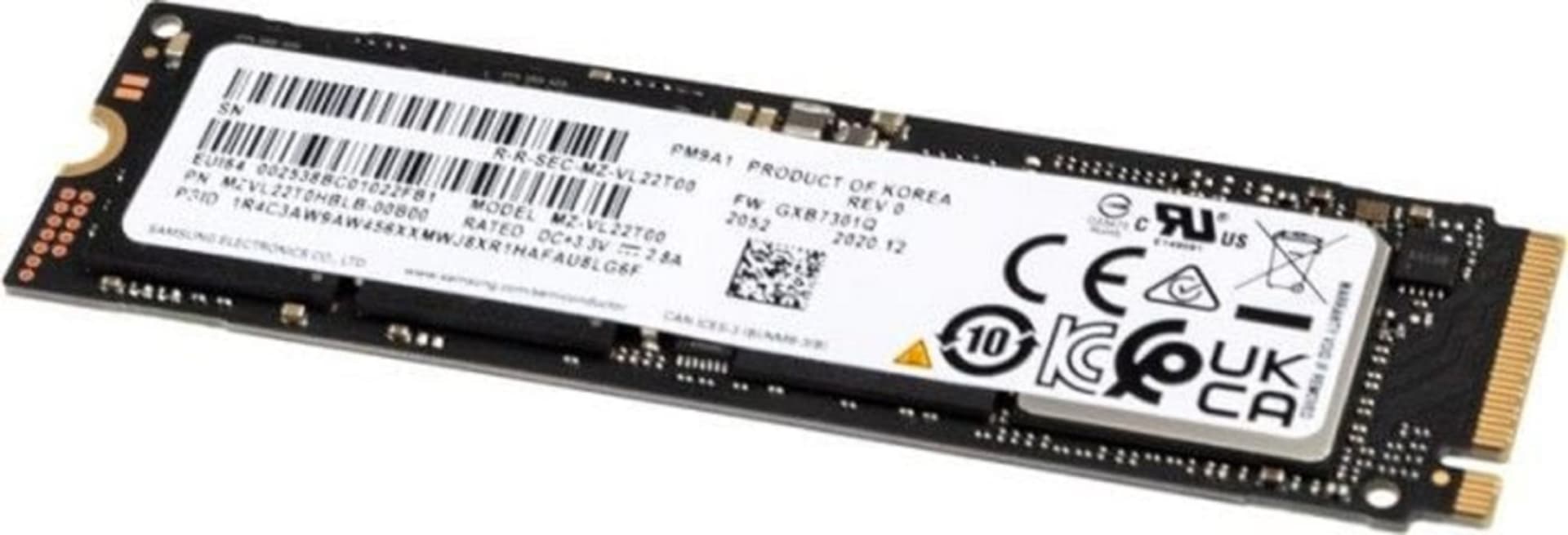 

Dysk SSD SAMSUNG M.2 2280″ 256 GB PCIe NVMe 3.0 x4 6400MB/s 2700MS/s
