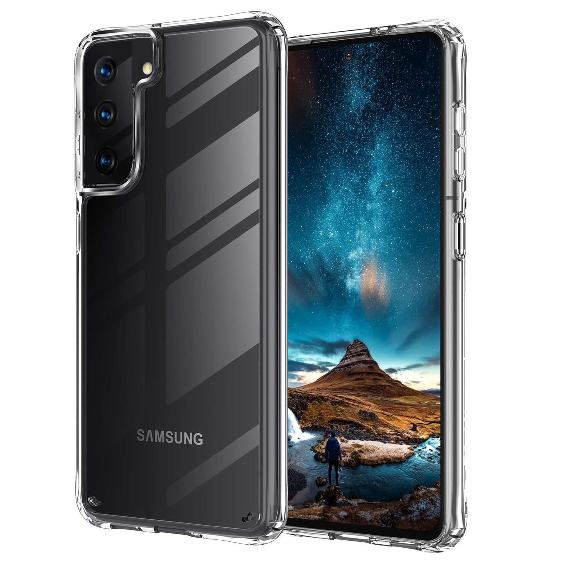 

Etui ochronne obudowa Alogy Hybrid Case do Samsung Galaxy S21 FE Przezroczyste