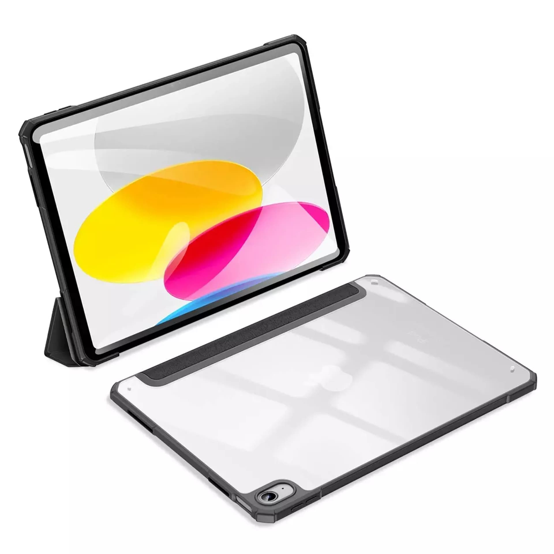 

Dux Ducis Copa etui iPad 10.9'' 2022 (10 gen.) pokrowiec smart cover podstawka czarne, 10 gen.) pokrowiec smart cover podstawka czarn