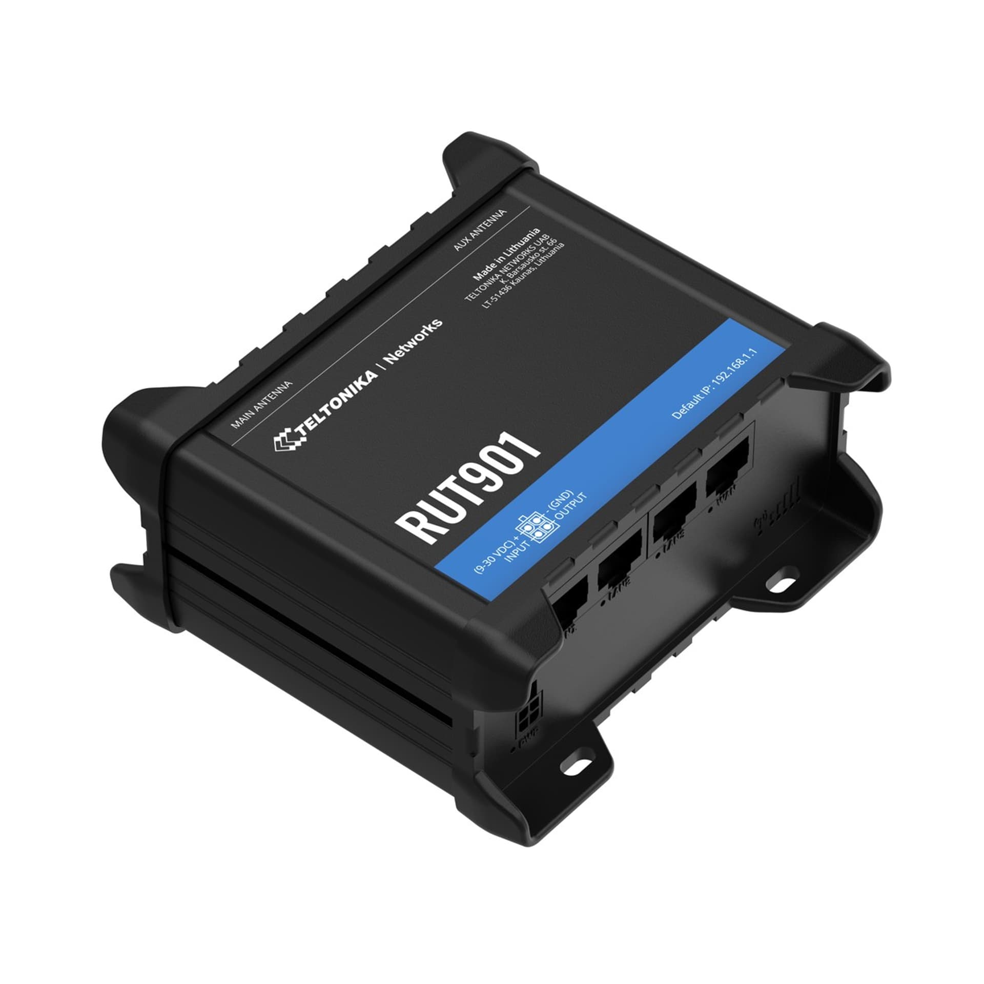 

TELTONIKA RUT901 LTE ROUTER, DUAL SIM, 4X FE, DIN