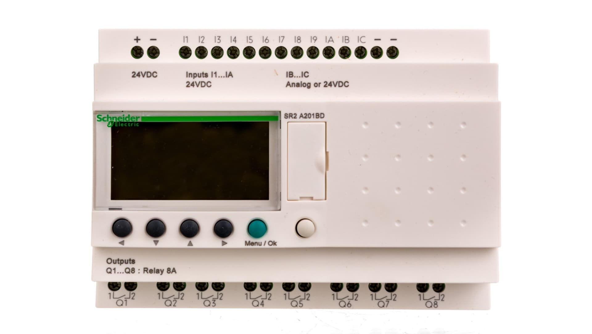 

Przekaźnik programowalny 24V DC 12we, 8wy ZELIO LOGIC SR2A201BD