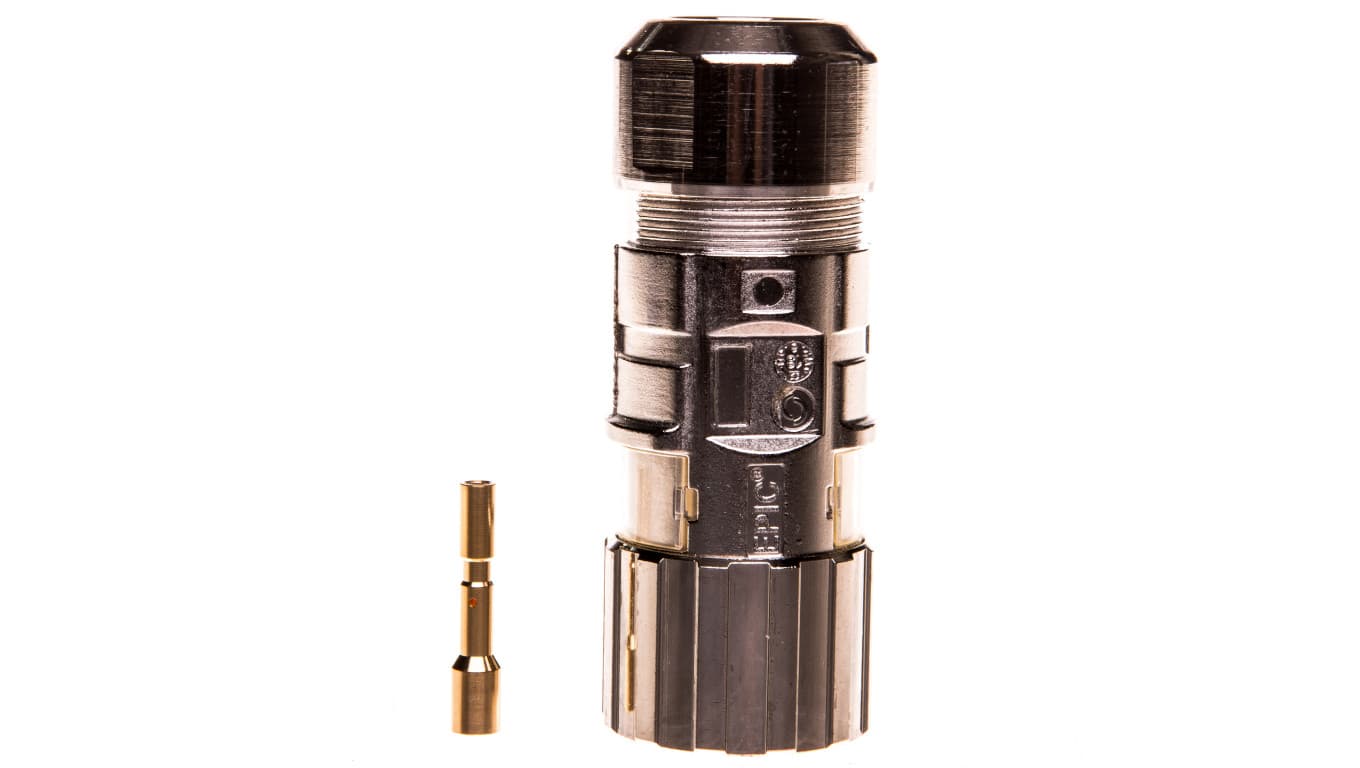 

Wtyczka okrągła żeńska 5+PE 630V 25A EPIC LS1 D6 73000028