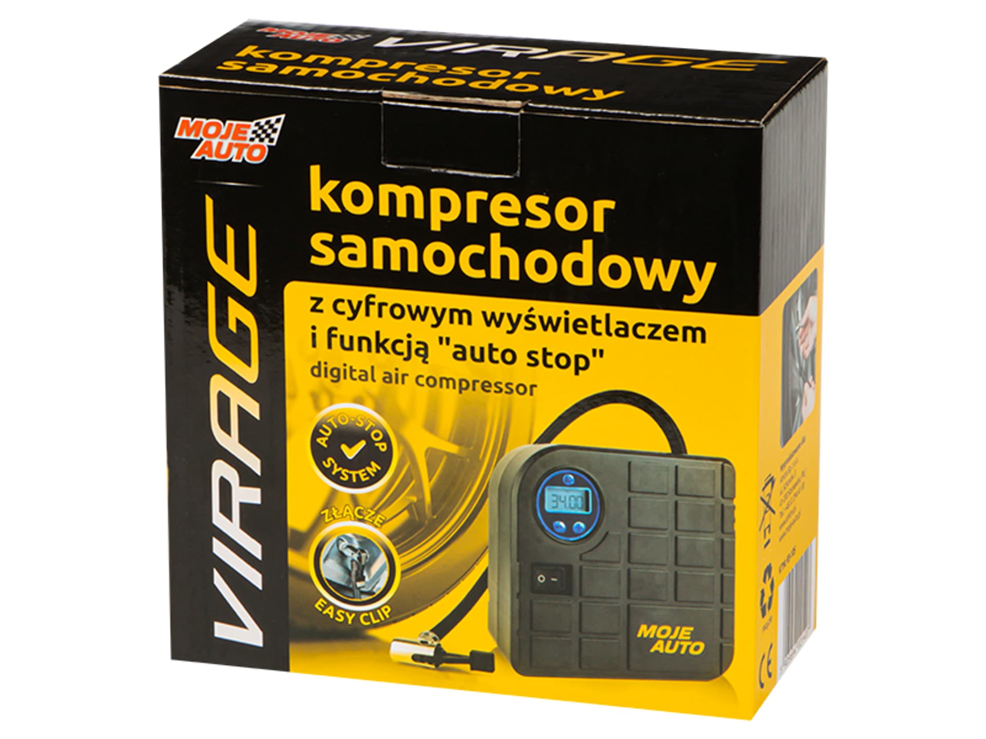 

52-142# Kompresor samochodowy z cyfrowym