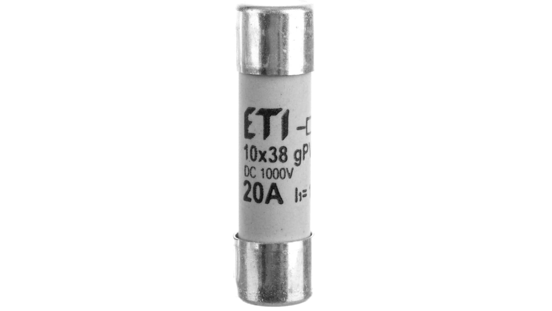 

Wkładka bezpiecznikowa cylindryczna PV 10x38mm 20A gPV 1000V DC CH10 002625108