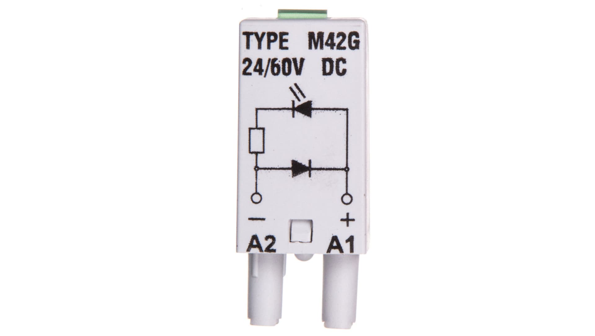 

Moduł sygnalizacyjny LD (diody: LED zielony + D) 24-60V DC M42G szary 854843, Diody: led zielony + d) 24-60v dc m42g szary 85484