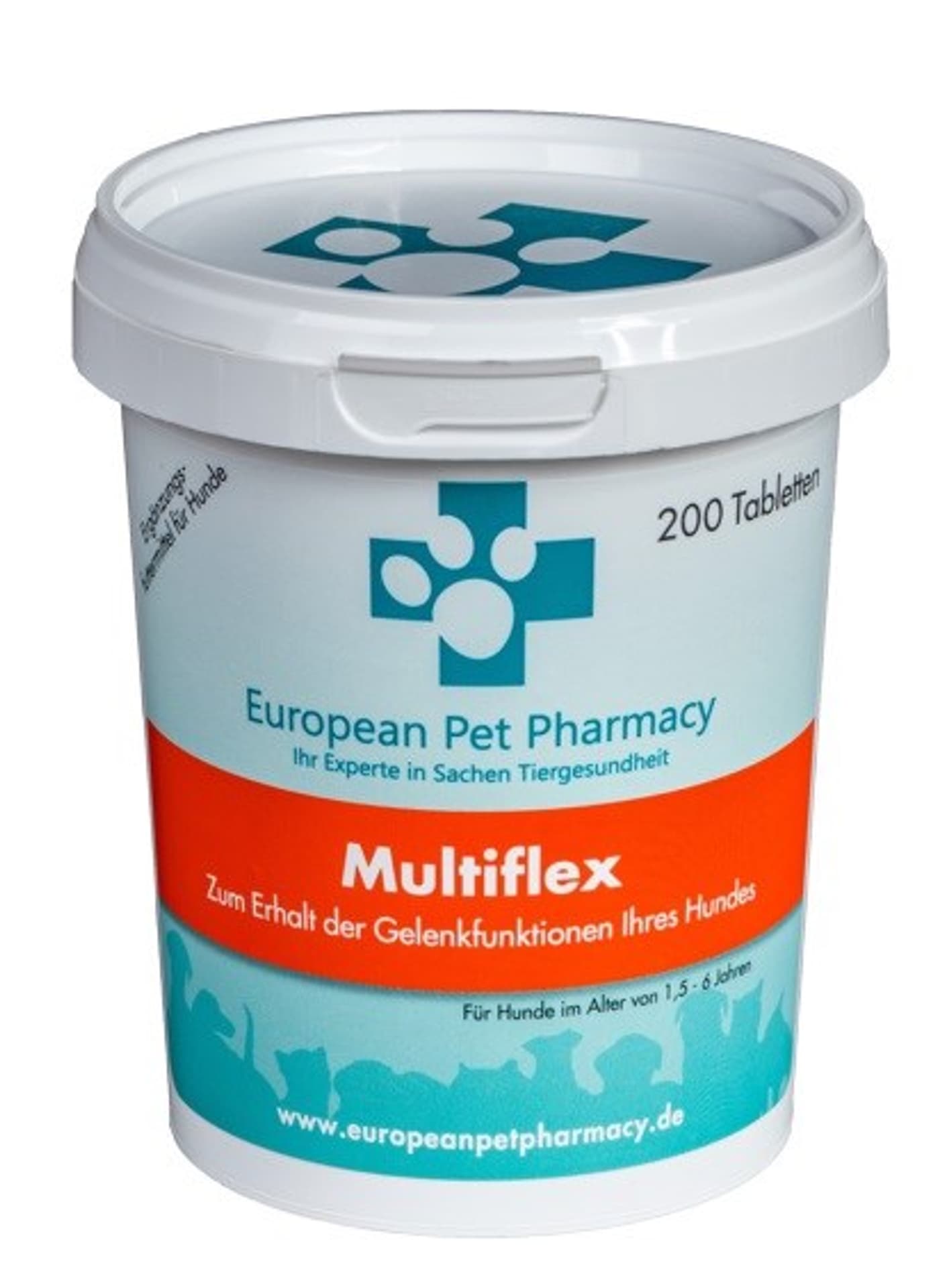 

Europen Pet Pharmacy Multiflex,200 tabletek Suplement na stawy dla psów 1,5-6 lat