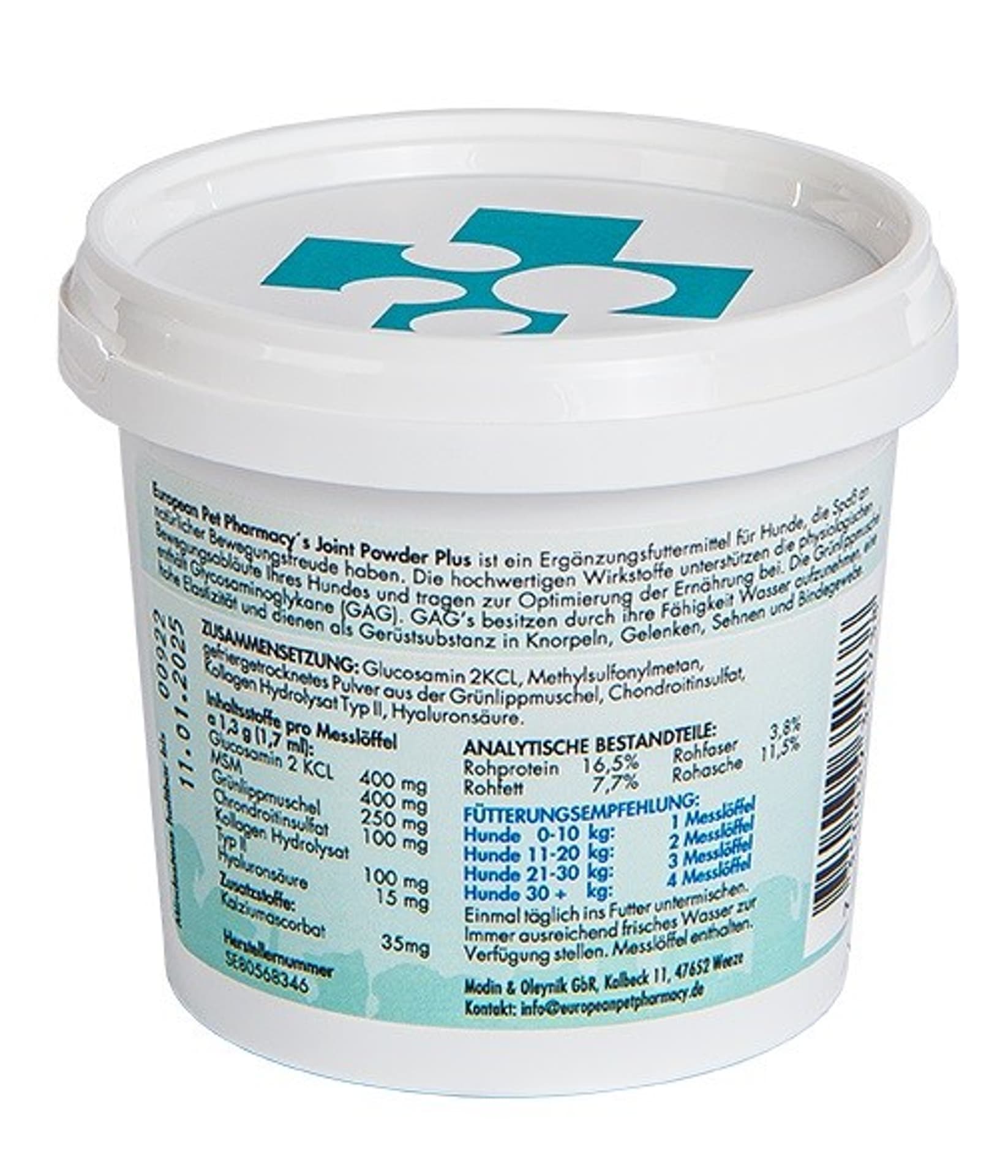 

Europen Pet Pharmacy Joint Improvement ,140g Suplement dla psów ze schorzeniami stawów