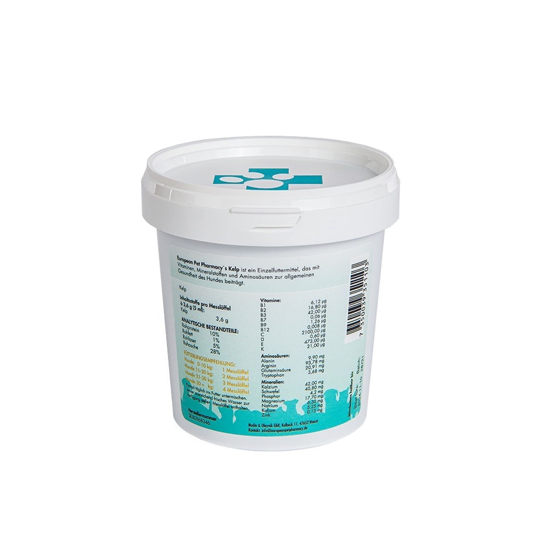 

Europen Pet Pharmacy Kelp,500g Suplement z wodorostów morskich dla psów