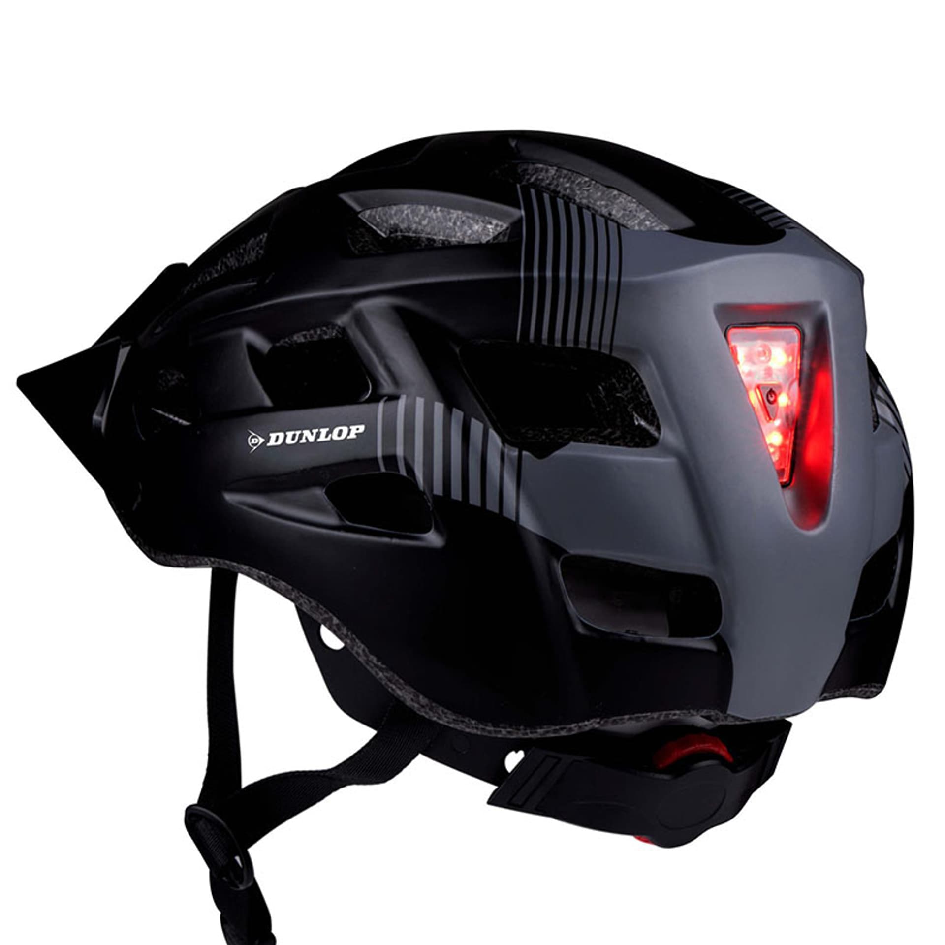 

Dunlop - Kask rowerowy MTB 6xLED r. L (Czarno-szary)