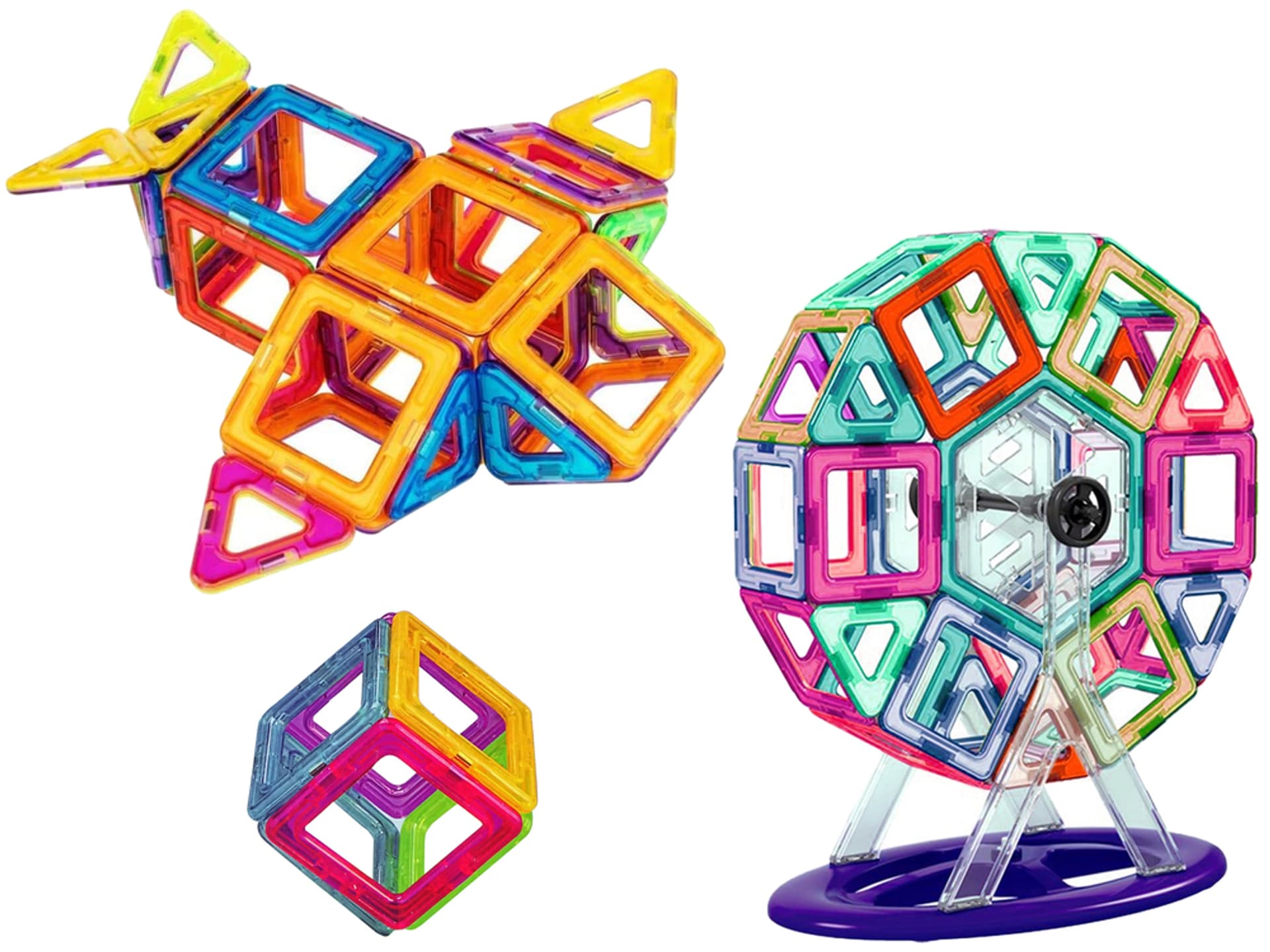 

Magnetyczne DIY Klocki Diabelski Młyn 46 Elementów