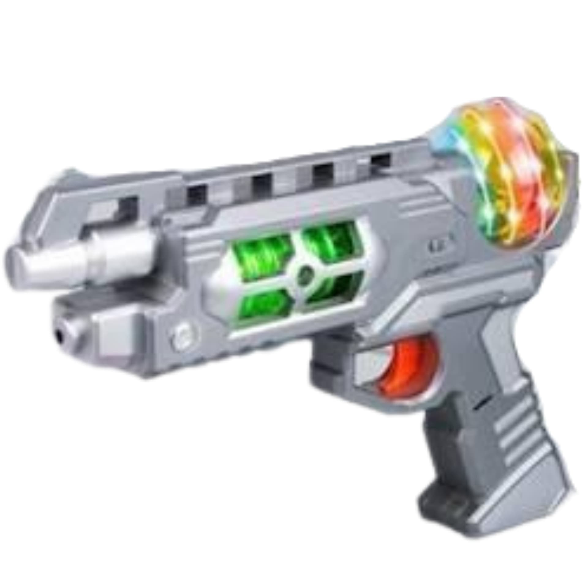 

MEGA PISTOLET BROŃ KOLOROWE DIODY NA BATERIE LED