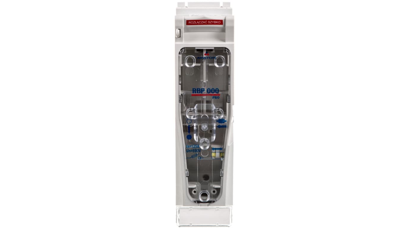 

Rozłącznik izolacyjny bezpiecznikowy RBP 000 pro-SD /zaciski ramkowe 2,5-50mm2/ 63-823427-002