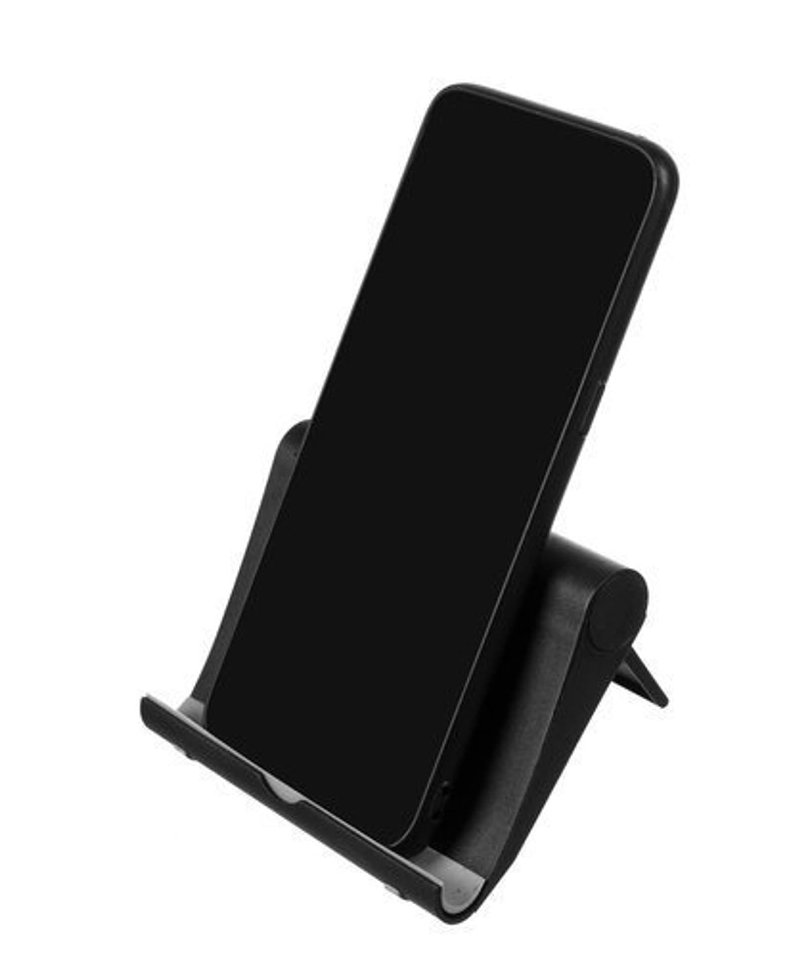 

Uchwyt - podstawka na telefon czarna