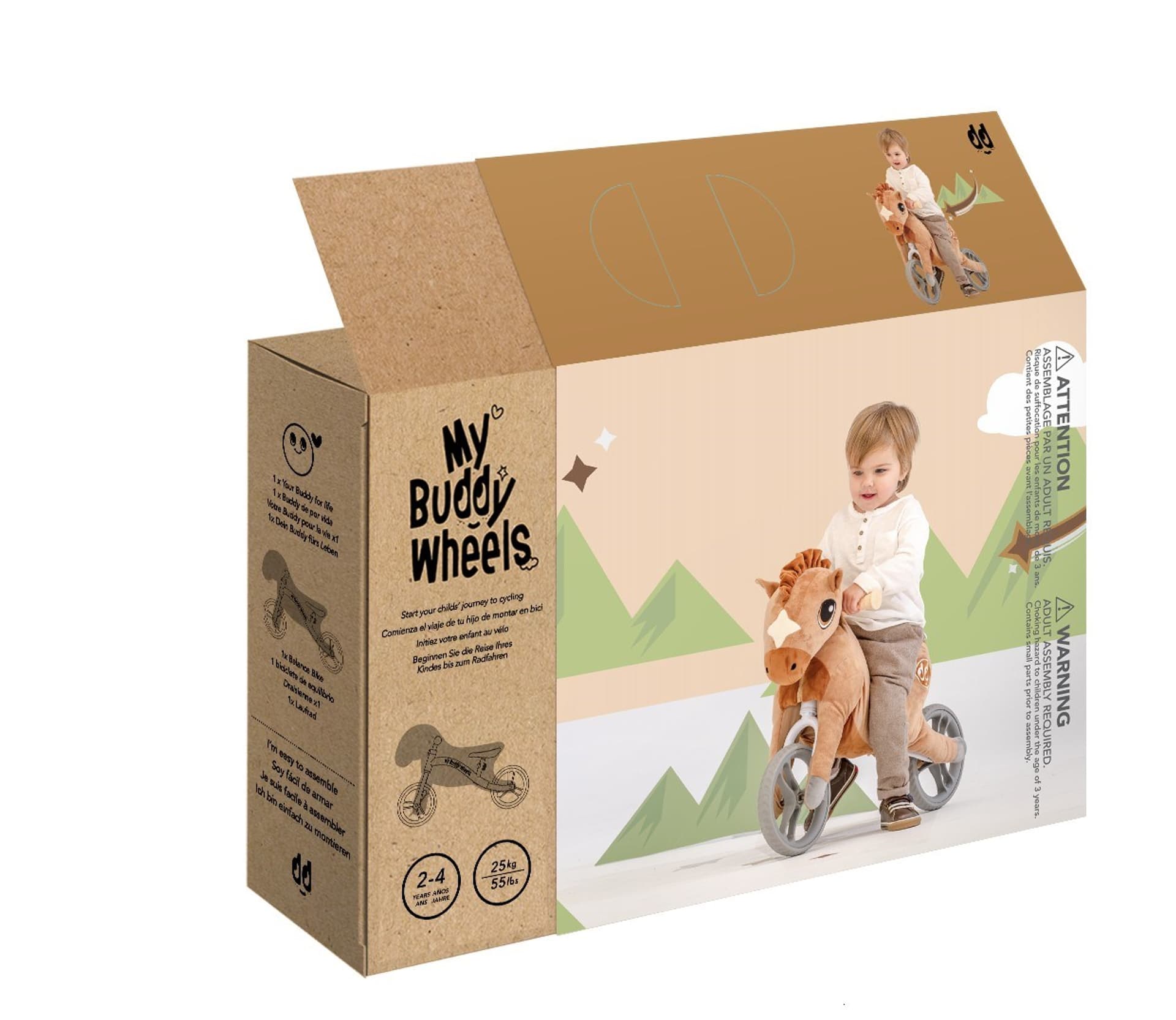 

Yvolution MY BUDDY WHEELS - BALANCE BIKE - Koń