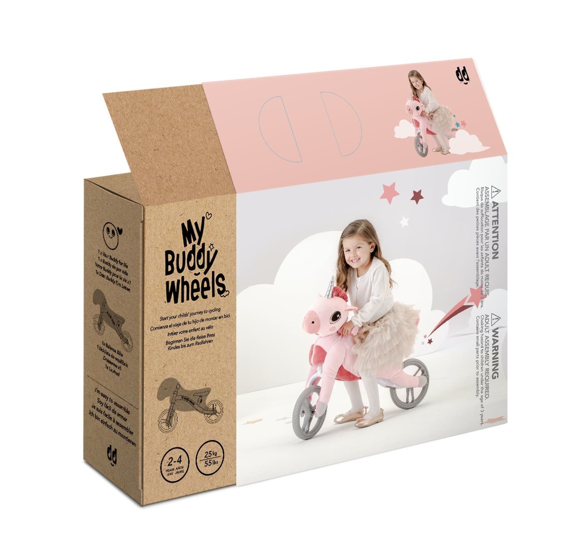 

Yvolution MY BUDDY WHEELS - BALANCE BIKE - Jednorożec