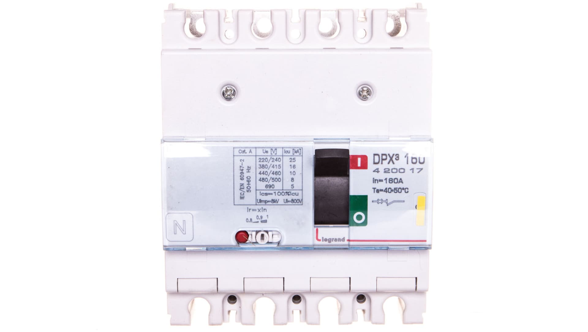 

Wyłącznik mocy 160 4P 16kA DPX 160 420017