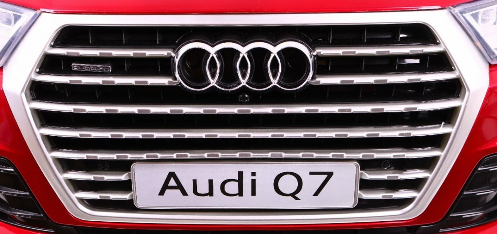 

Audi Q7 Quattro S-Line na akumulator Lakier Czerwony + Pilot + Wolny Start + EVA + Radio MP3