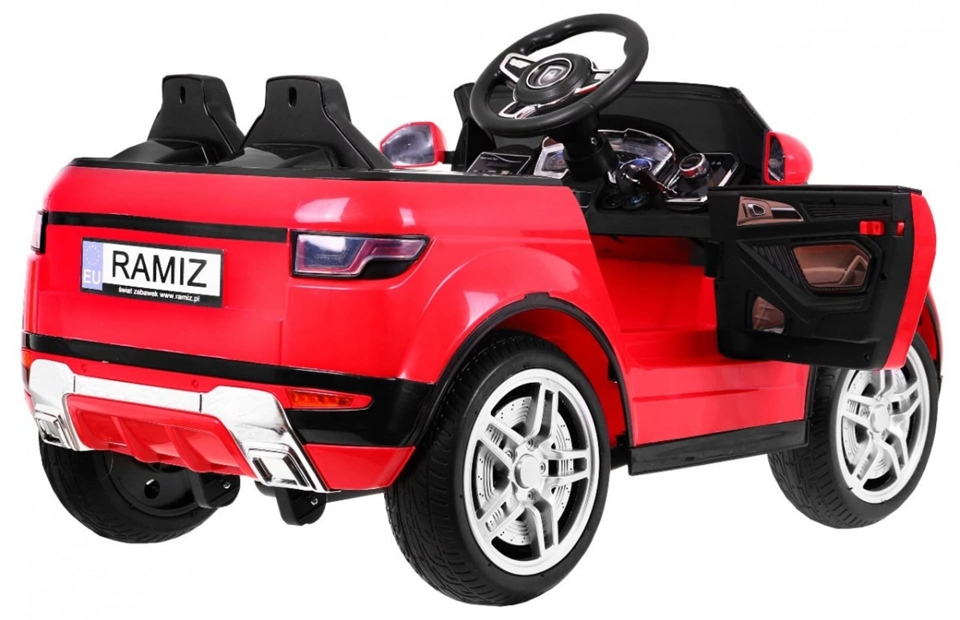 

Autko Rapid Racer elektryczne dla dzieci Czerwony + Pilot + Wolny Start + EVA + MP3 LED