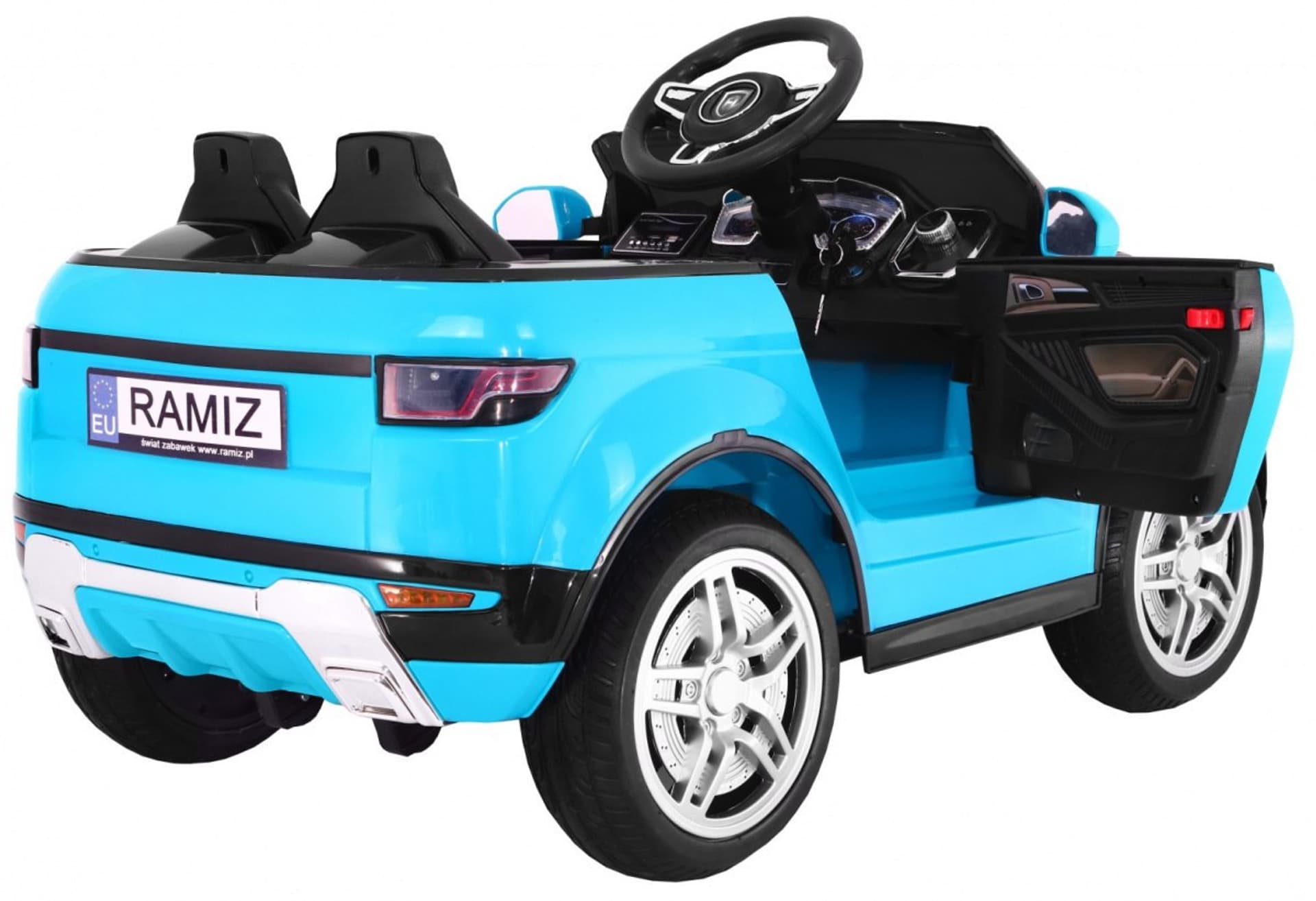 

Autko Rapid Racer elektryczne dla dzieci Niebieski + Pilot + Wolny Start + EVA + MP3 LED