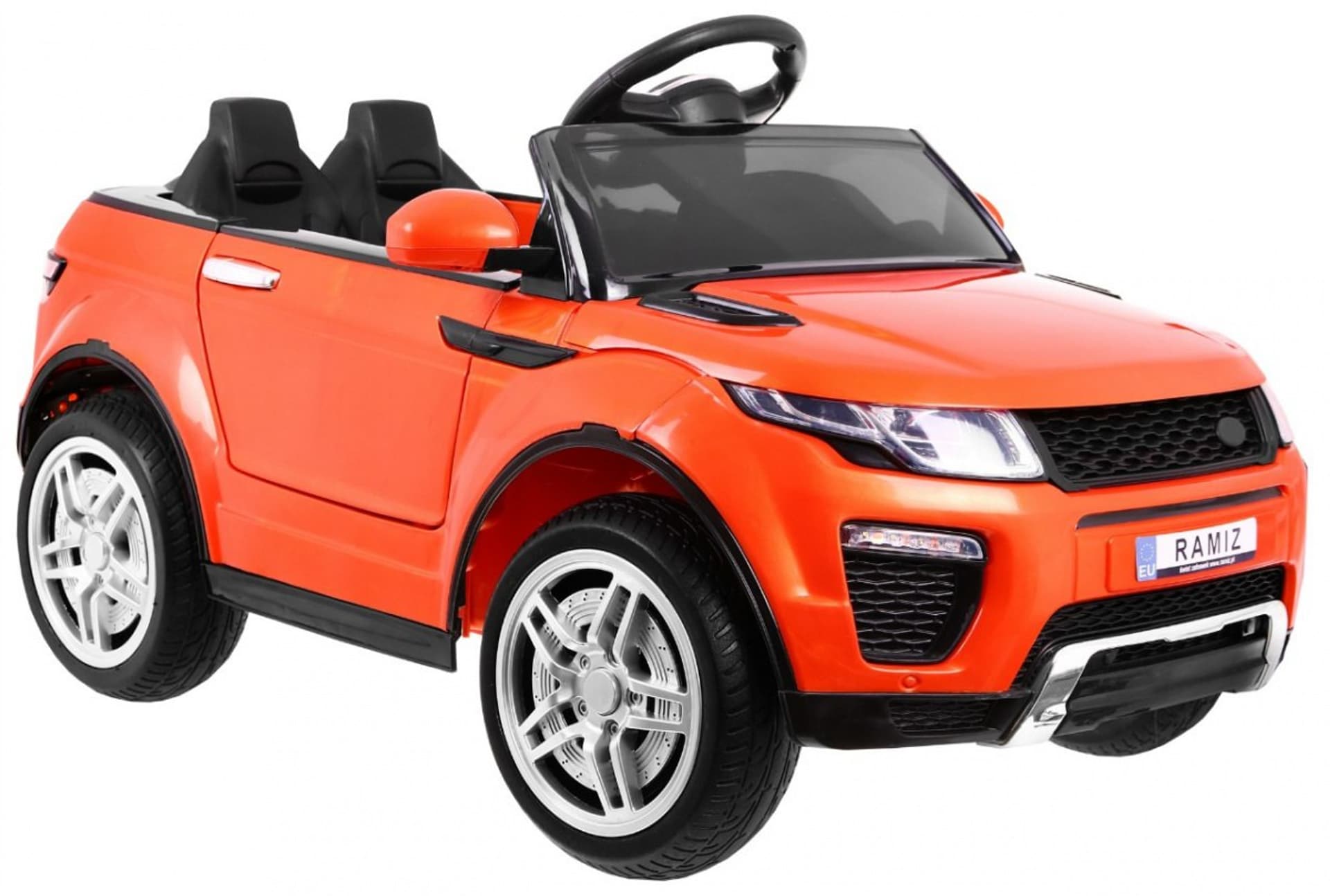 

Autko Rapid Racer elektryczne dla dzieci Pomarańczowy + Pilot + Wolny Start + EVA + MP3 LED