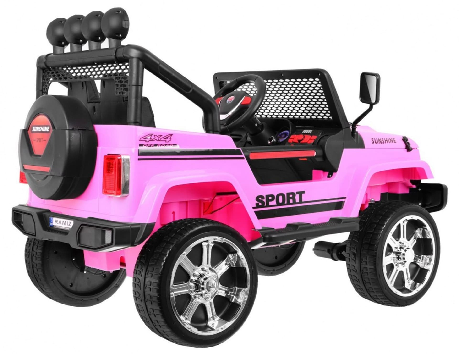 

Autko terenowe Raptor Drifter Różowy + Pilot + Napęd 4x4 + Schowek + Wolny Start + MP3 LED