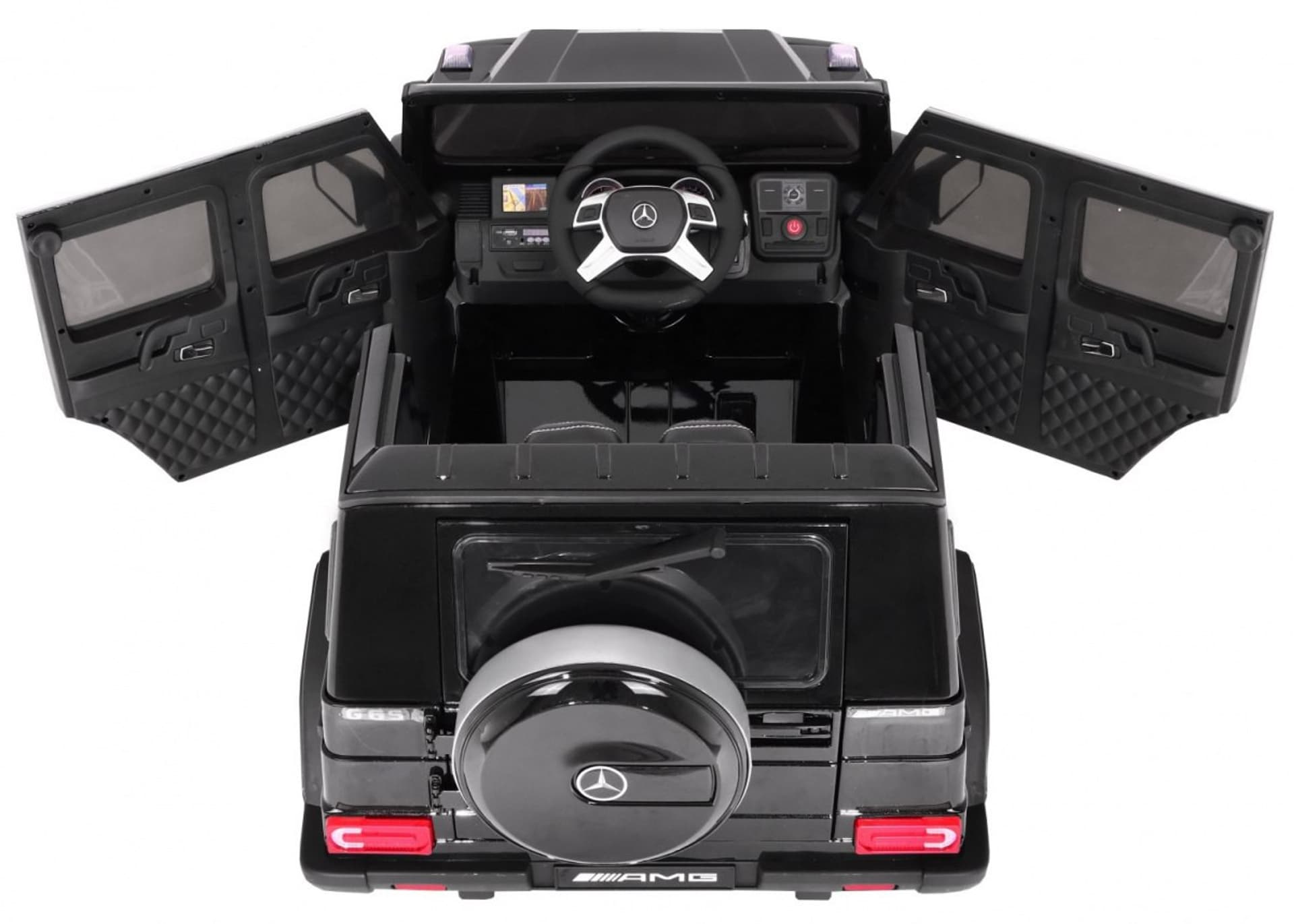 

Auto na akumulator Mercedes AMG G65 dla dzieci Czarny + Lakierowany + Bagażnik + Światła Dźwięki