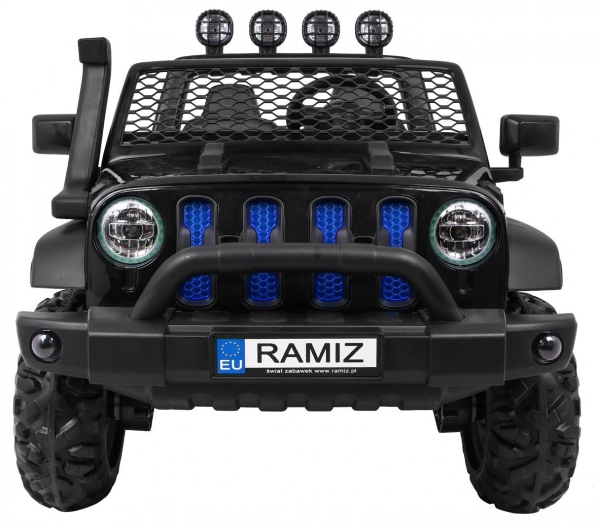 

Auto terenowe AllRoad dla 2 dzieci Czarny + Napęd 4x4 + Pilot + Wolny Start + MP3 LED