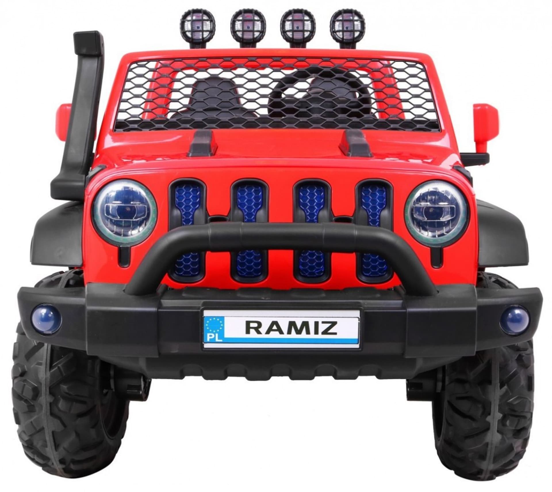 

Auto terenowe AllRoad dla 2 dzieci Czerwony + Napęd 4x4 + Pilot + Wolny Start + MP3 LED