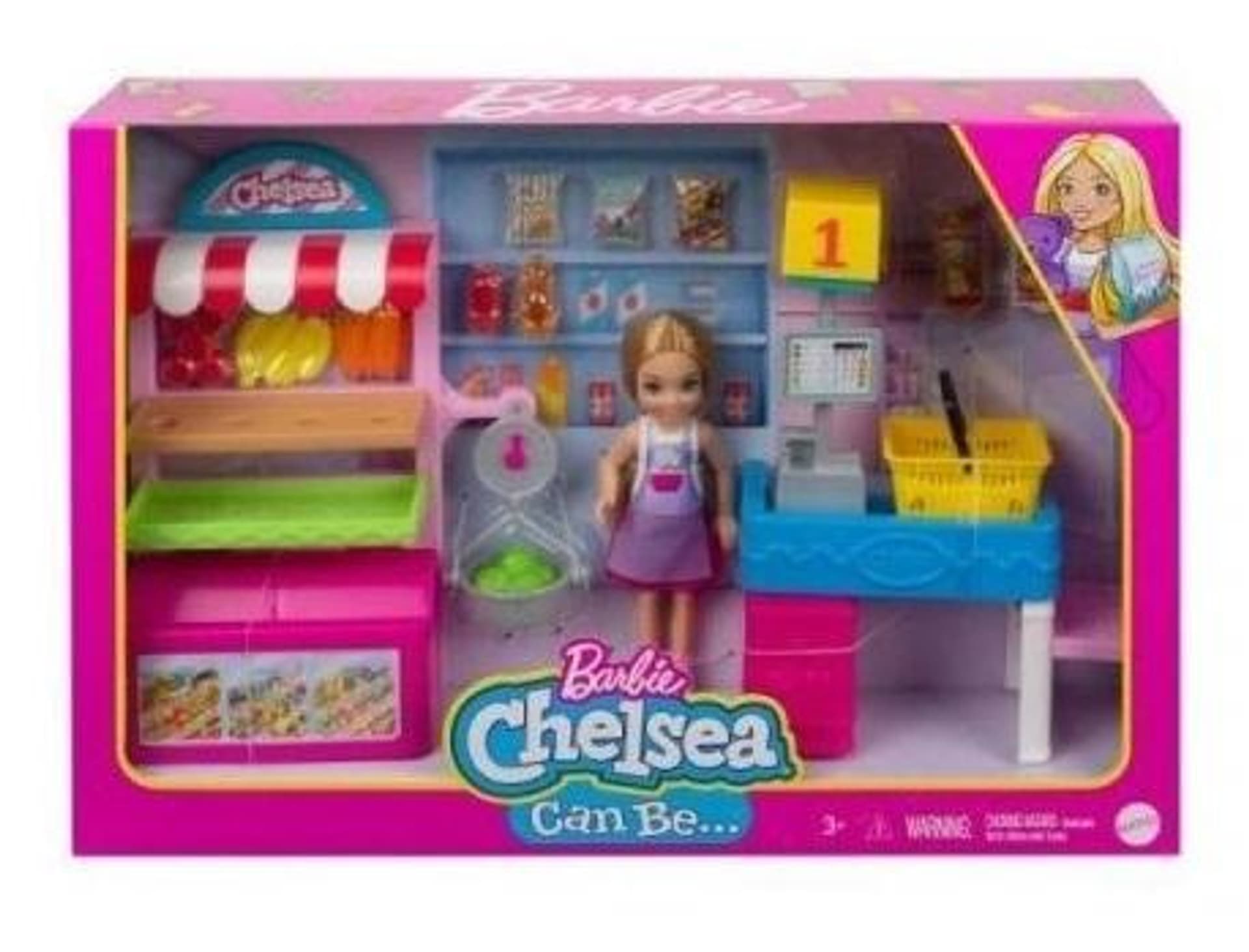 

Barbie Chelsea sklepik + lalka