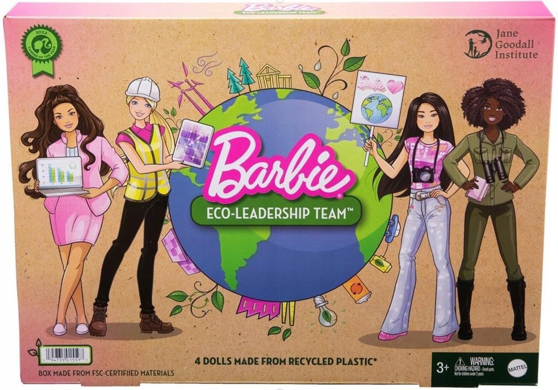 

Barbie Eco Leader Team zestaw 4 lalek