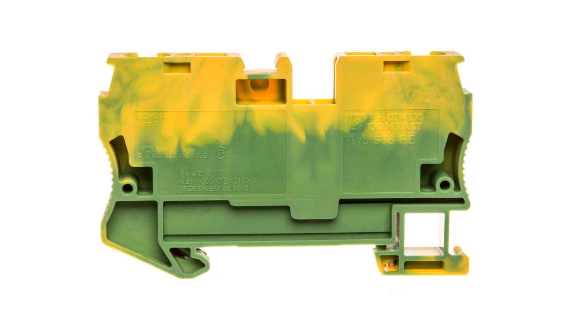 

Złączka szynowa 2-przewodowa 6mm2 żółto-zielona EX ST-6 PE 3031500