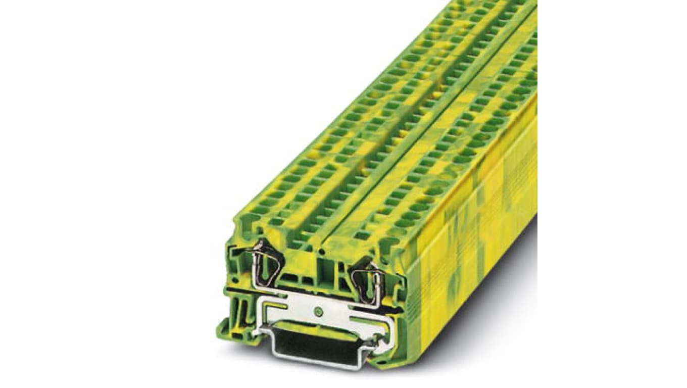 

Złączka szynowa 2-przewodowa 4mm2 żółto-zielona ST 4-PE 3031380