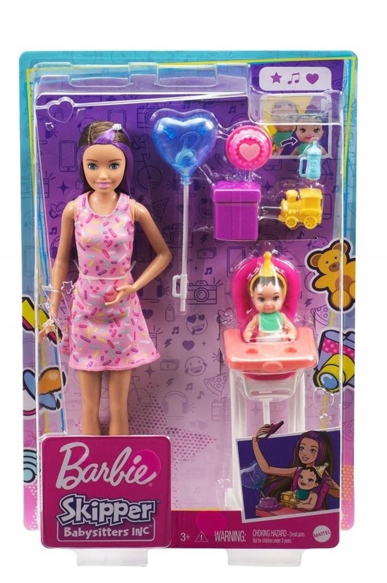 

Barbie Skipper zestaw opiekunka GRP40