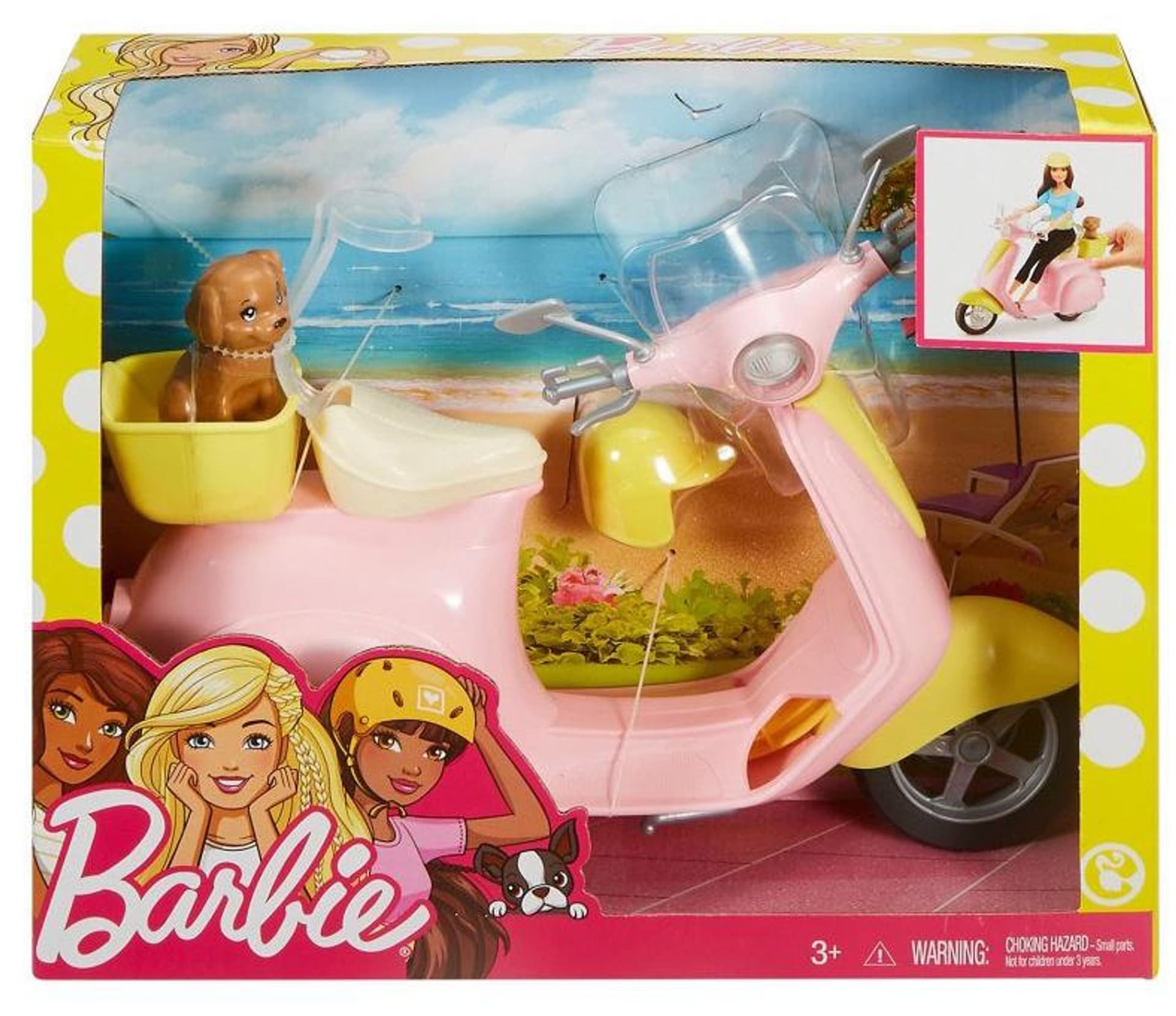 

Barbie skuter ze szczeniaczkiem