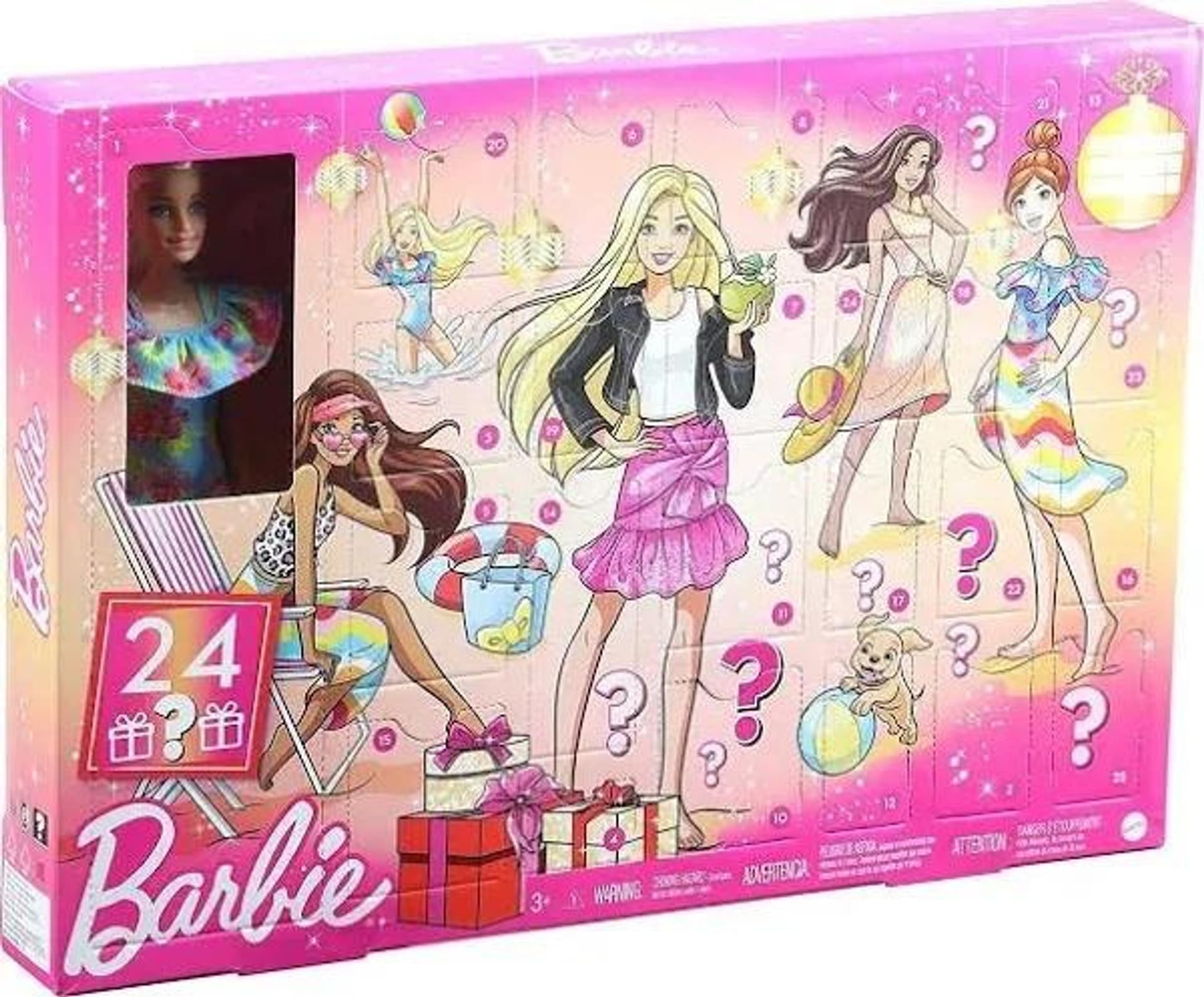 

Barbie. Kalendarz adwentowy z lalką