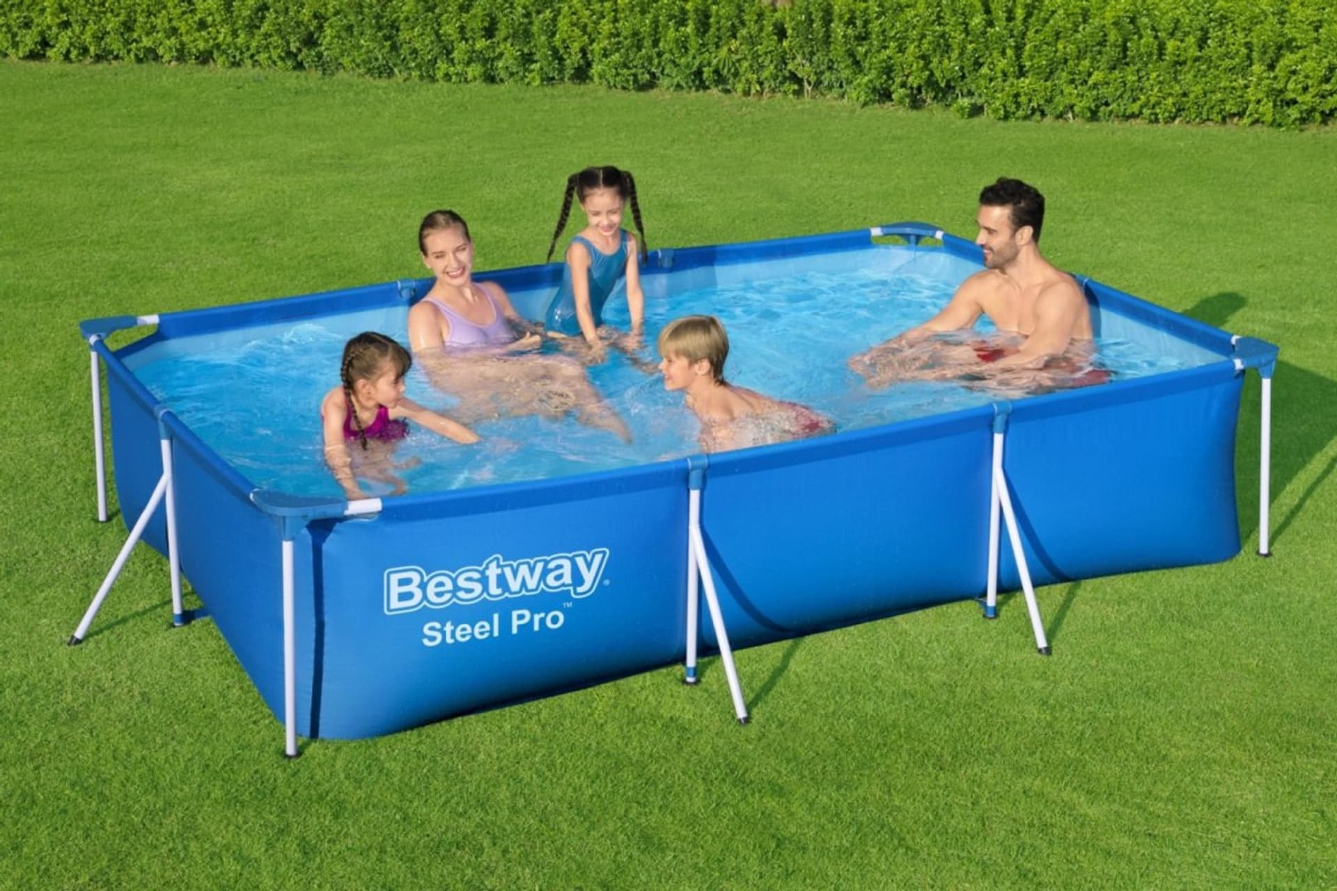 

Basen Stelażowy Steel Pro 300x201x66 Prostokątny BESTWAY