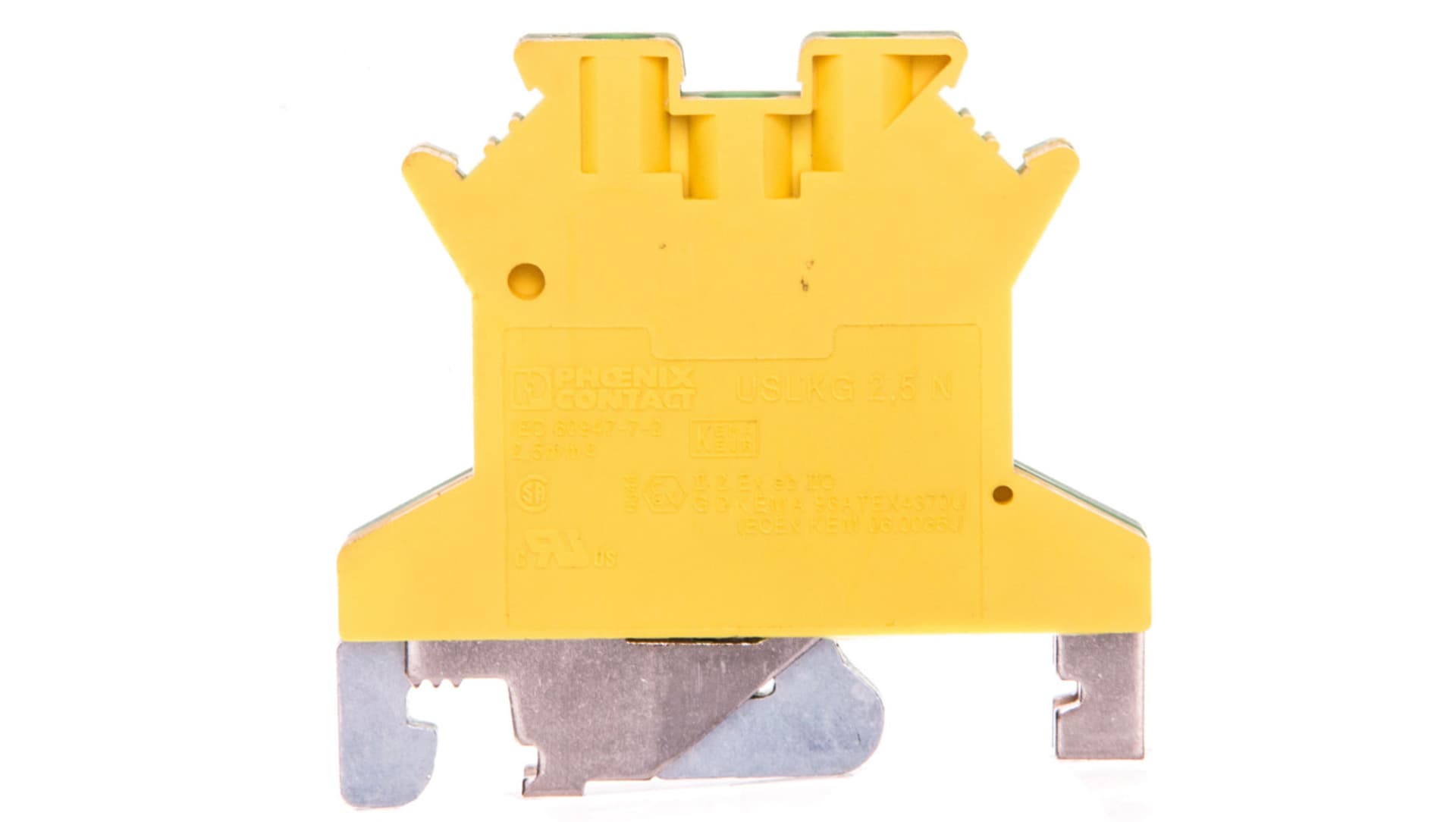 

Złączka szynowa 2-przewodowa 4mm2 żółto-zielona EX USLKG 2,5 N 0441119