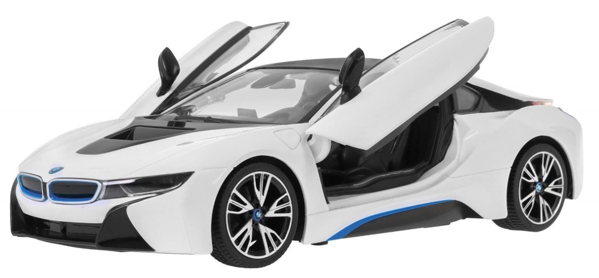 

BMW i8 białe RASTAR model 1:14 Zdalnie sterowane auto + pilot 2,4 GHz