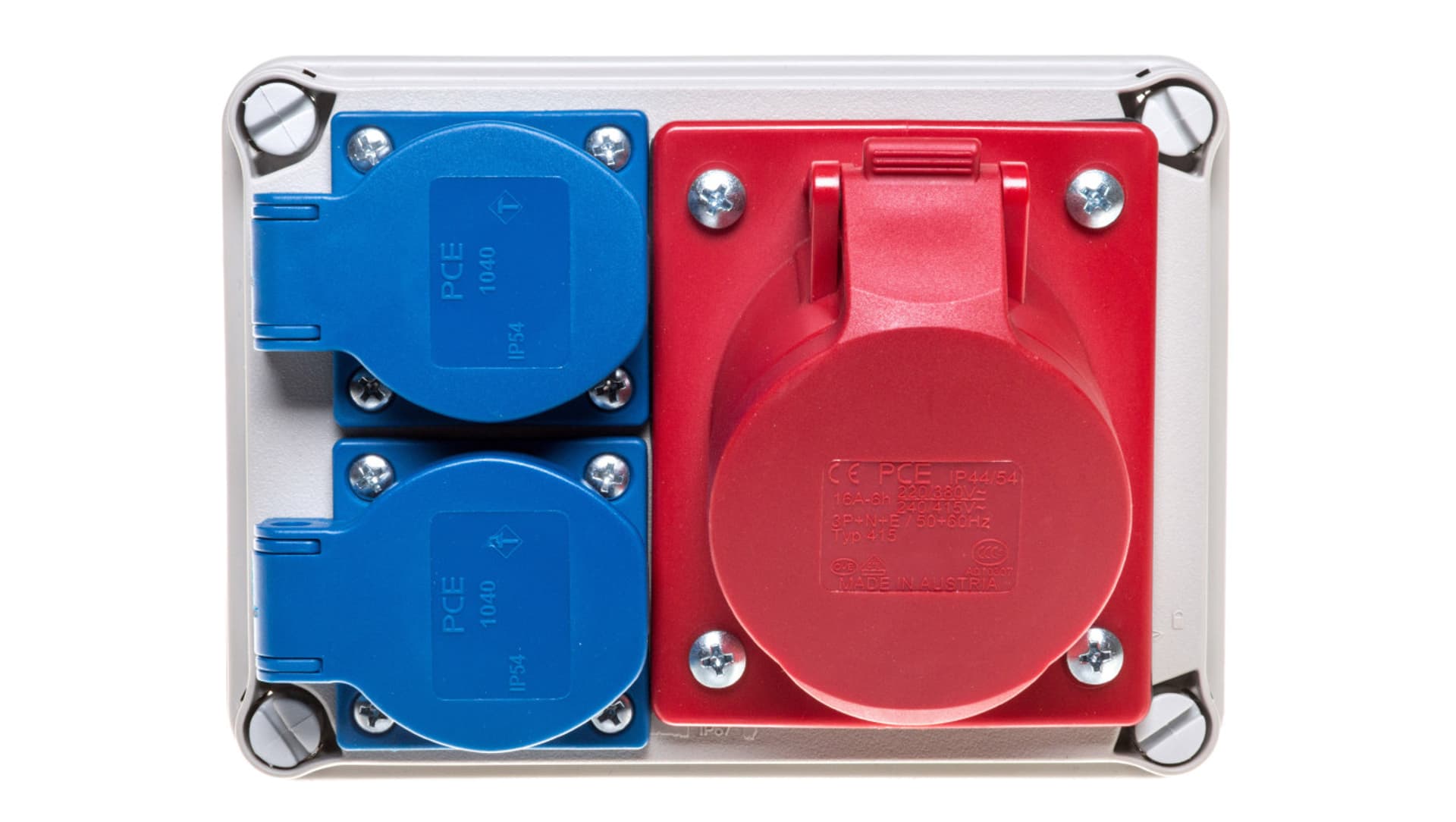 

Zestaw gniazd 16A/5P 2xGS IP54 M20 9769116W