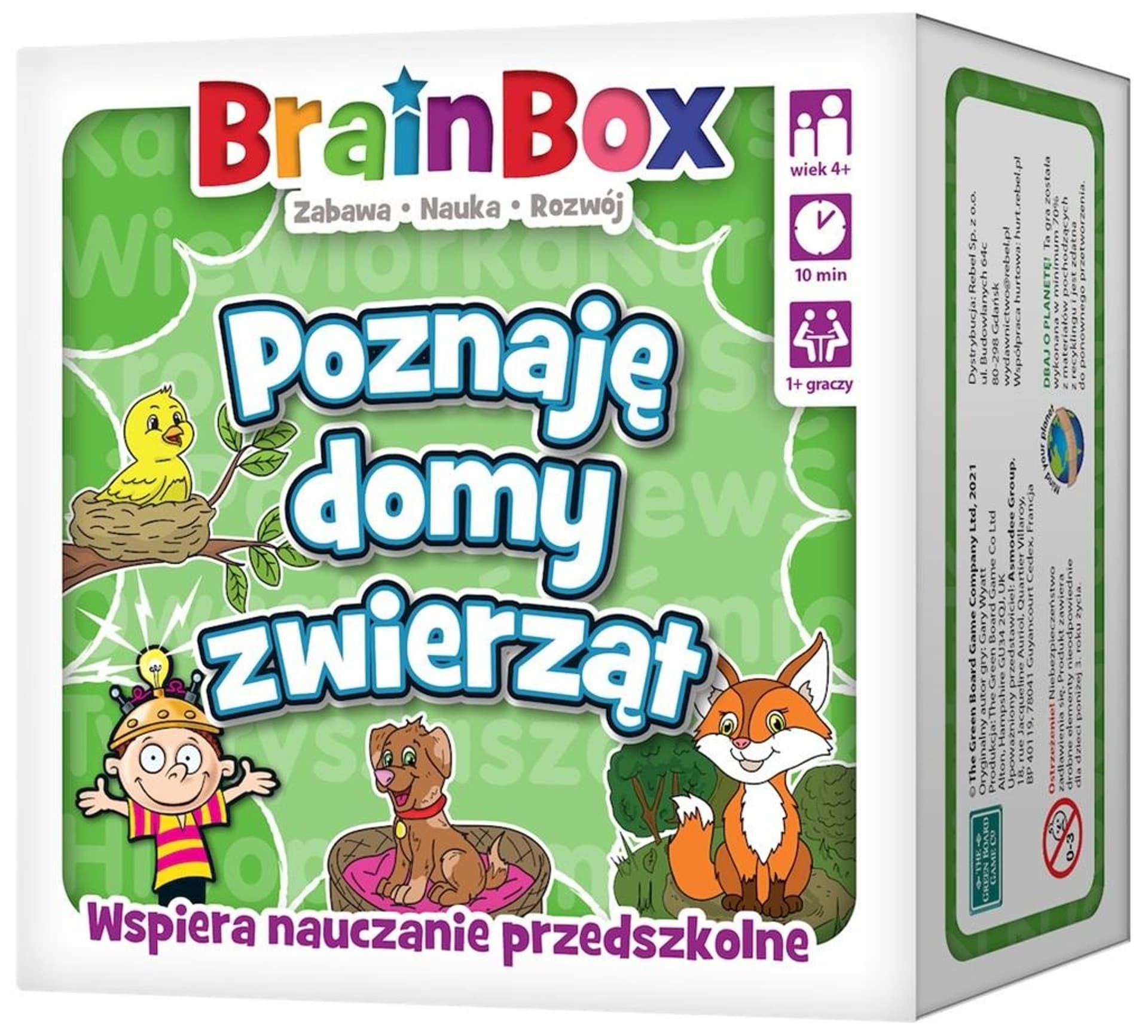 

BrainBox - Poznaję domy zwierząt REBEL