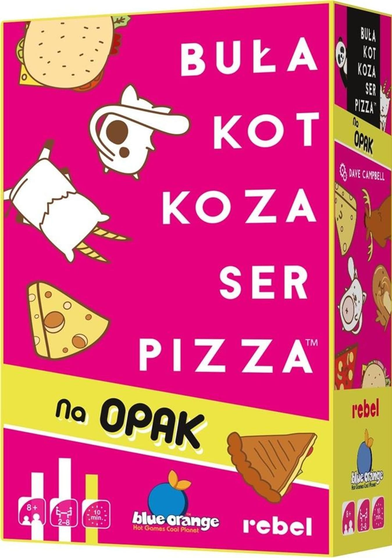 

Buła, Kot, Koza, Ser, Pizza - Na opak REBEL