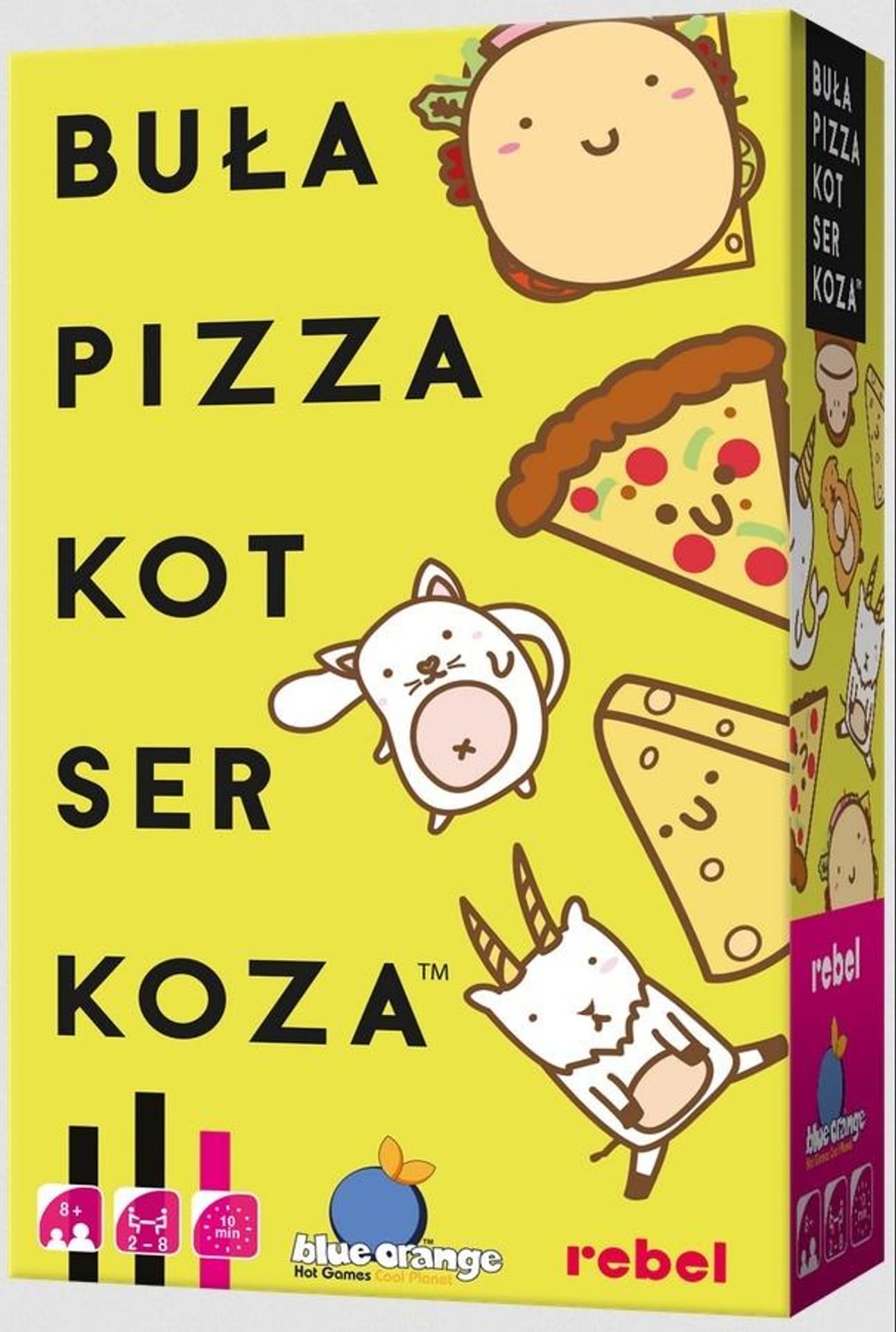 

Buła, Pizza, Kot, Ser, Koza REBEL