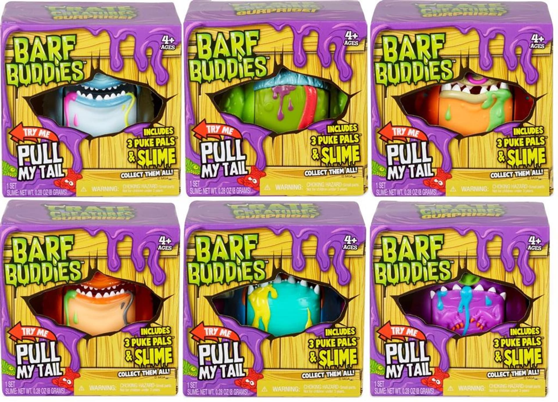 

Crate Creatures Surprise Barf Buddies S1